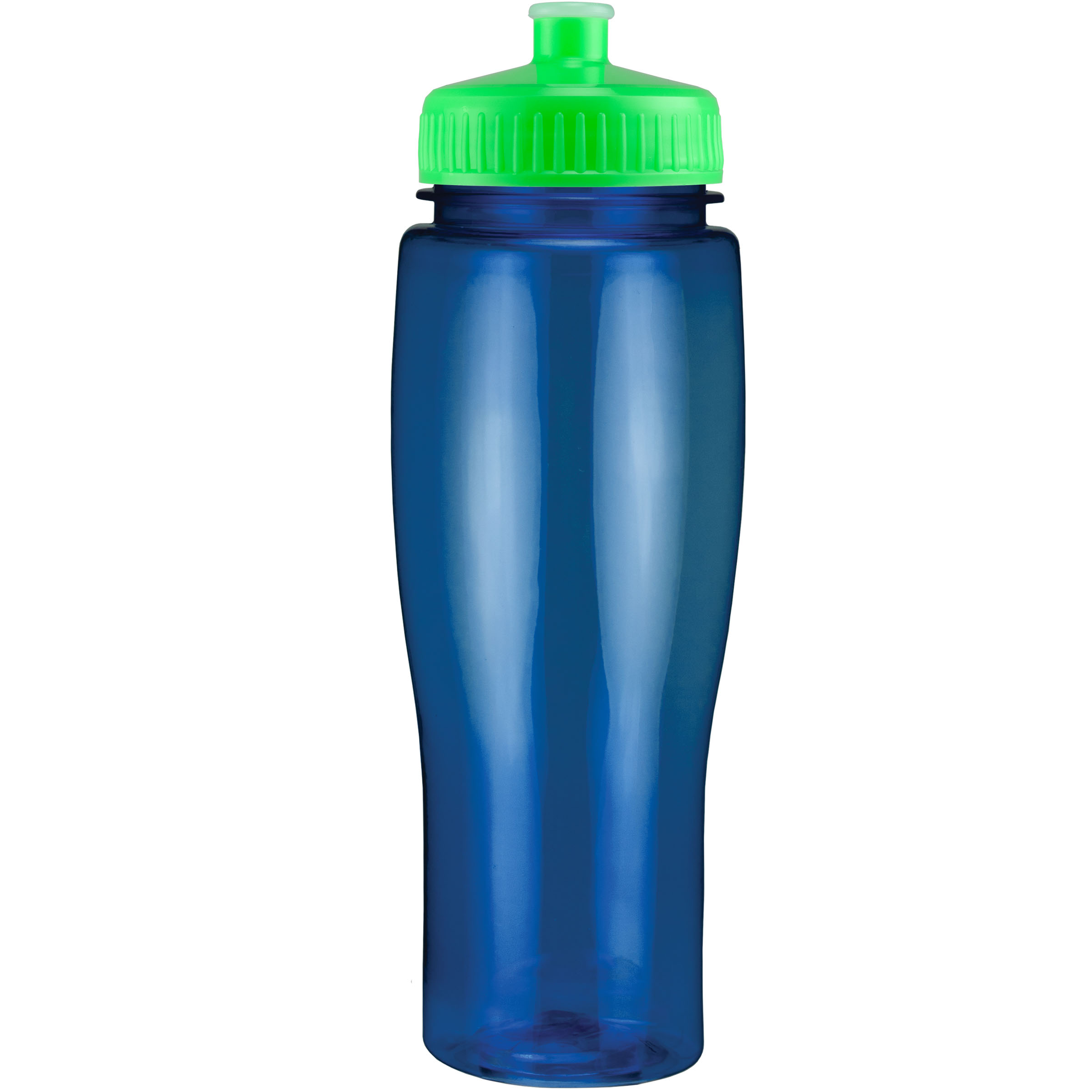 Picture of 24 Oz. Translucent Contour Bottle w/ Push Pull Lid