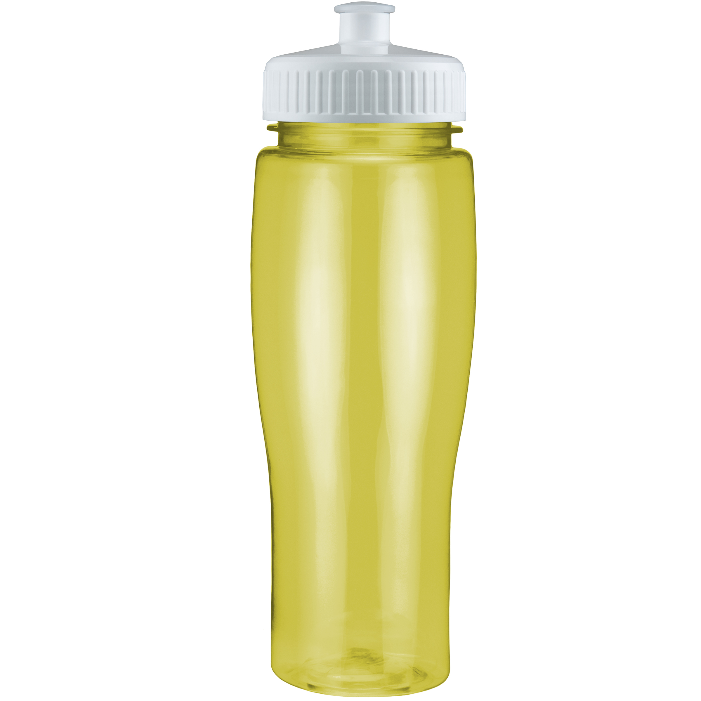 Picture of 24 Oz. Translucent Contour Bottle w/ Push Pull Lid