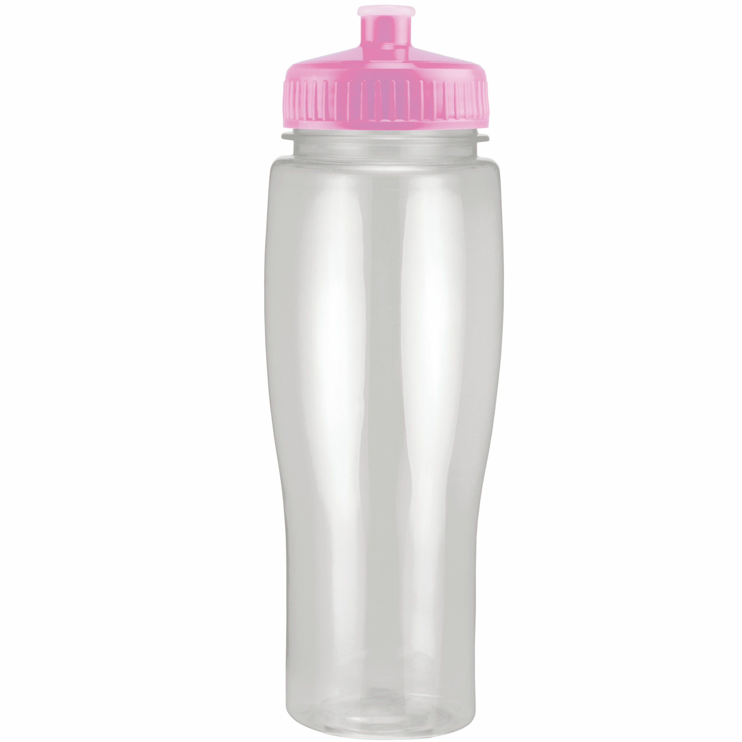 Picture of 24 Oz. Translucent Contour Bottle w/ Push Pull Lid