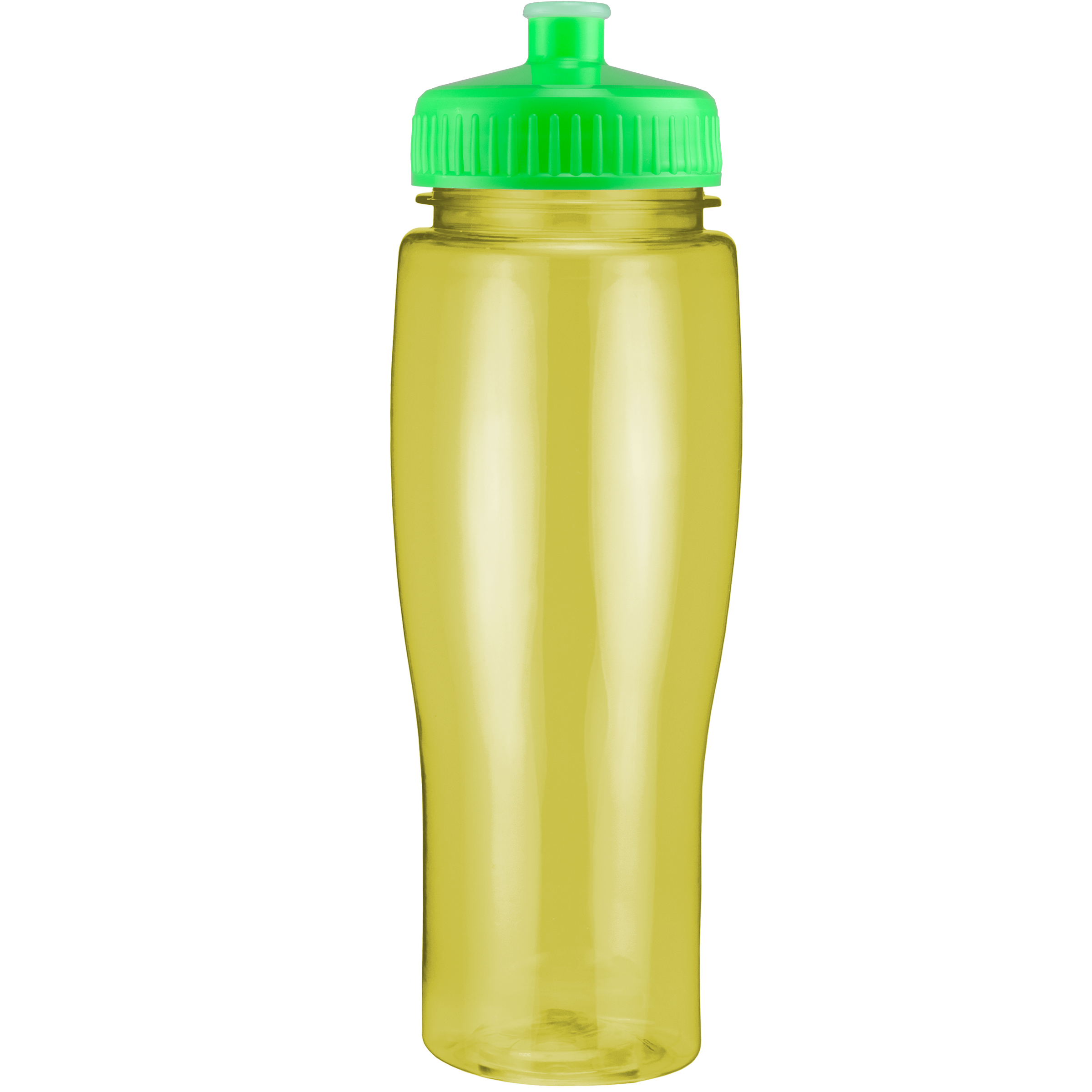 Picture of 24 Oz. Translucent Contour Bottle w/ Push Pull Lid