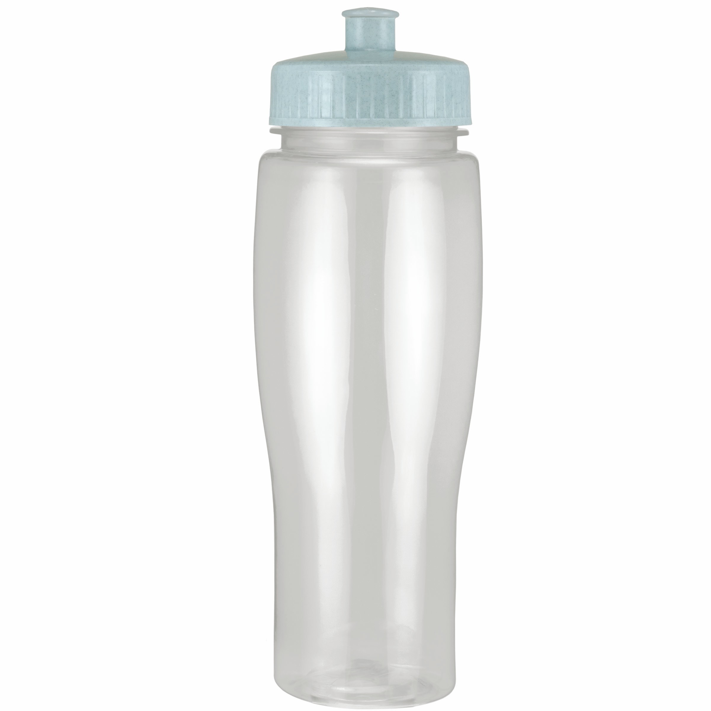 Picture of 24 Oz. Translucent Contour Bottle w/ Push Pull Lid