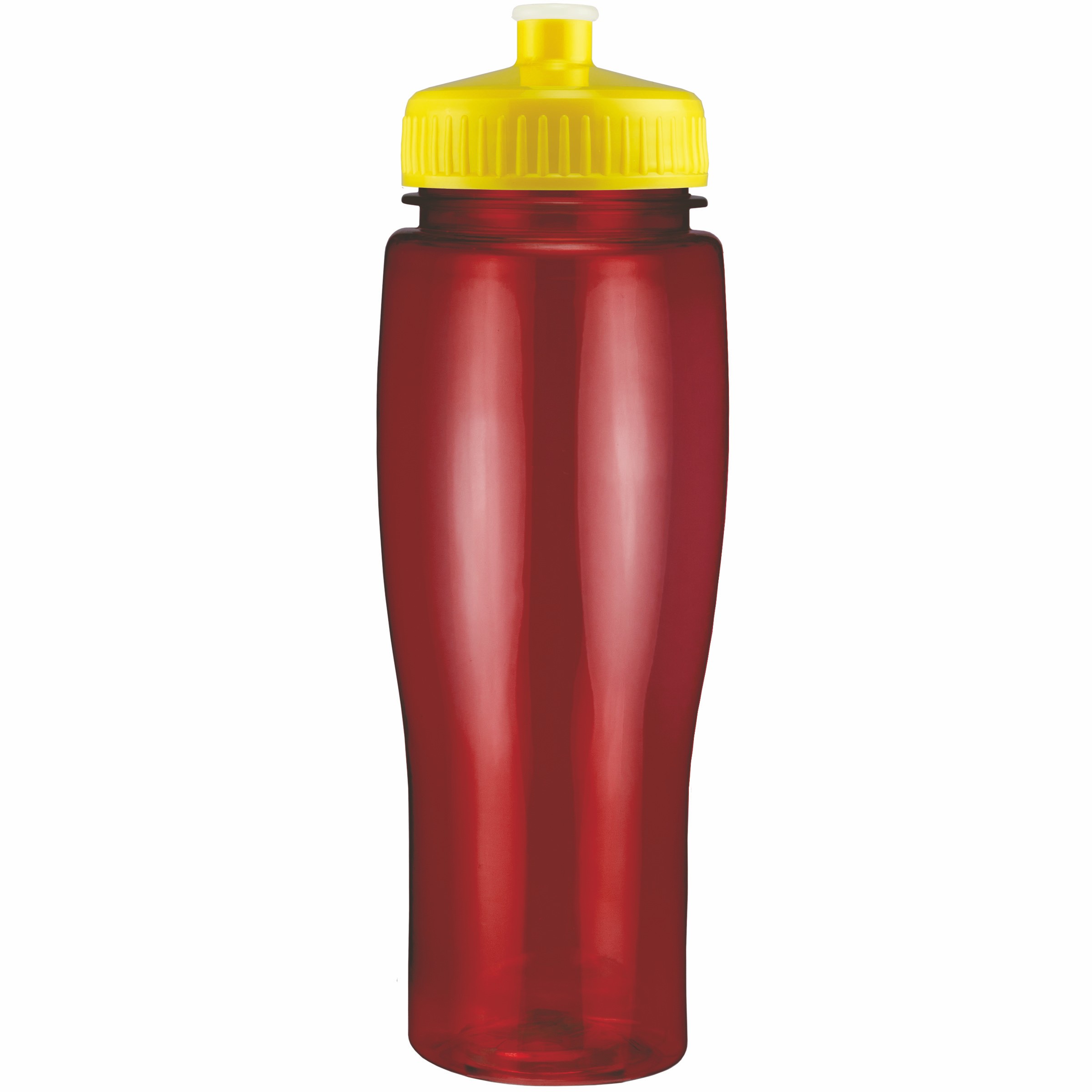 Picture of 24 Oz. Translucent Contour Bottle w/ Push Pull Lid