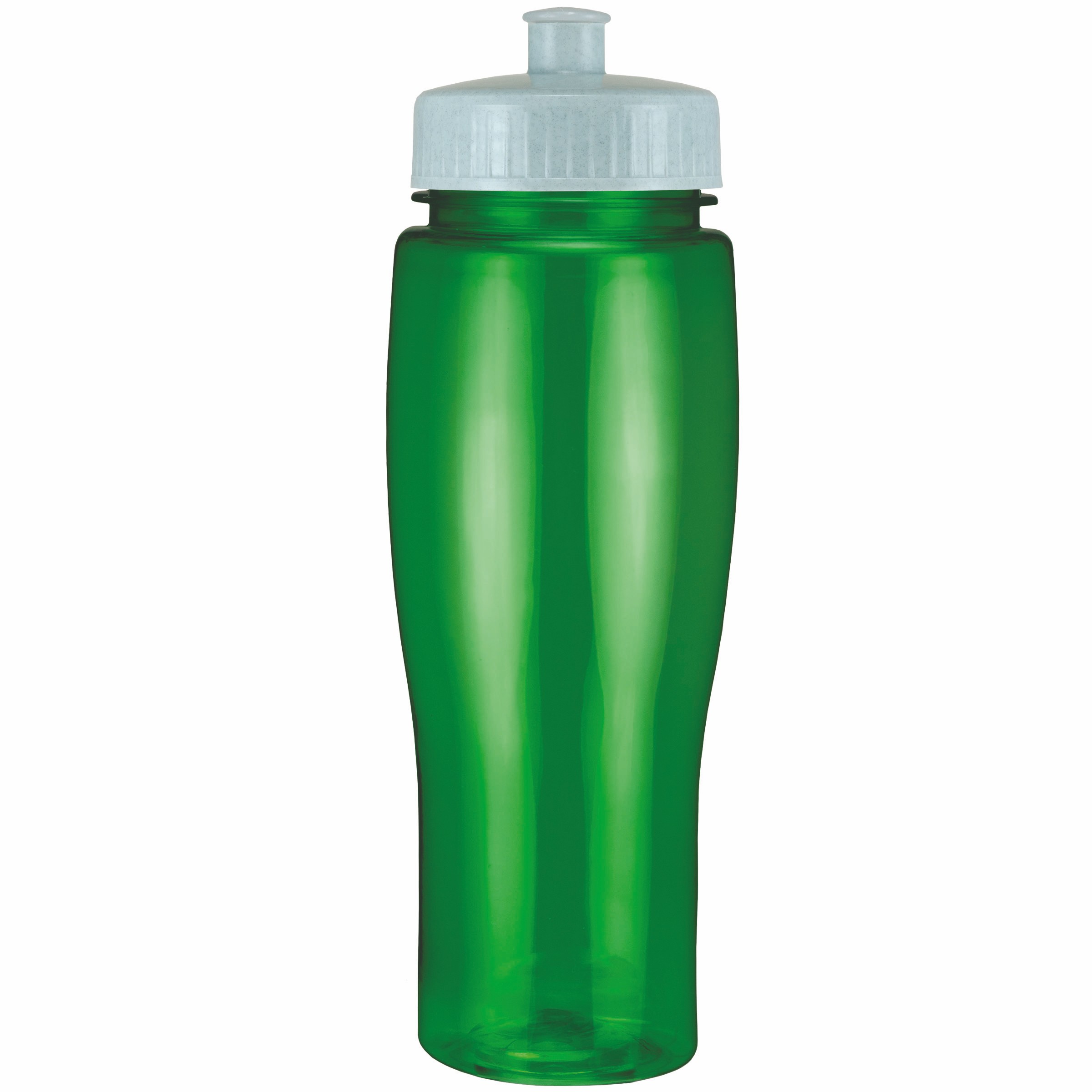 Picture of 24 Oz. Translucent Contour Bottle w/ Push Pull Lid