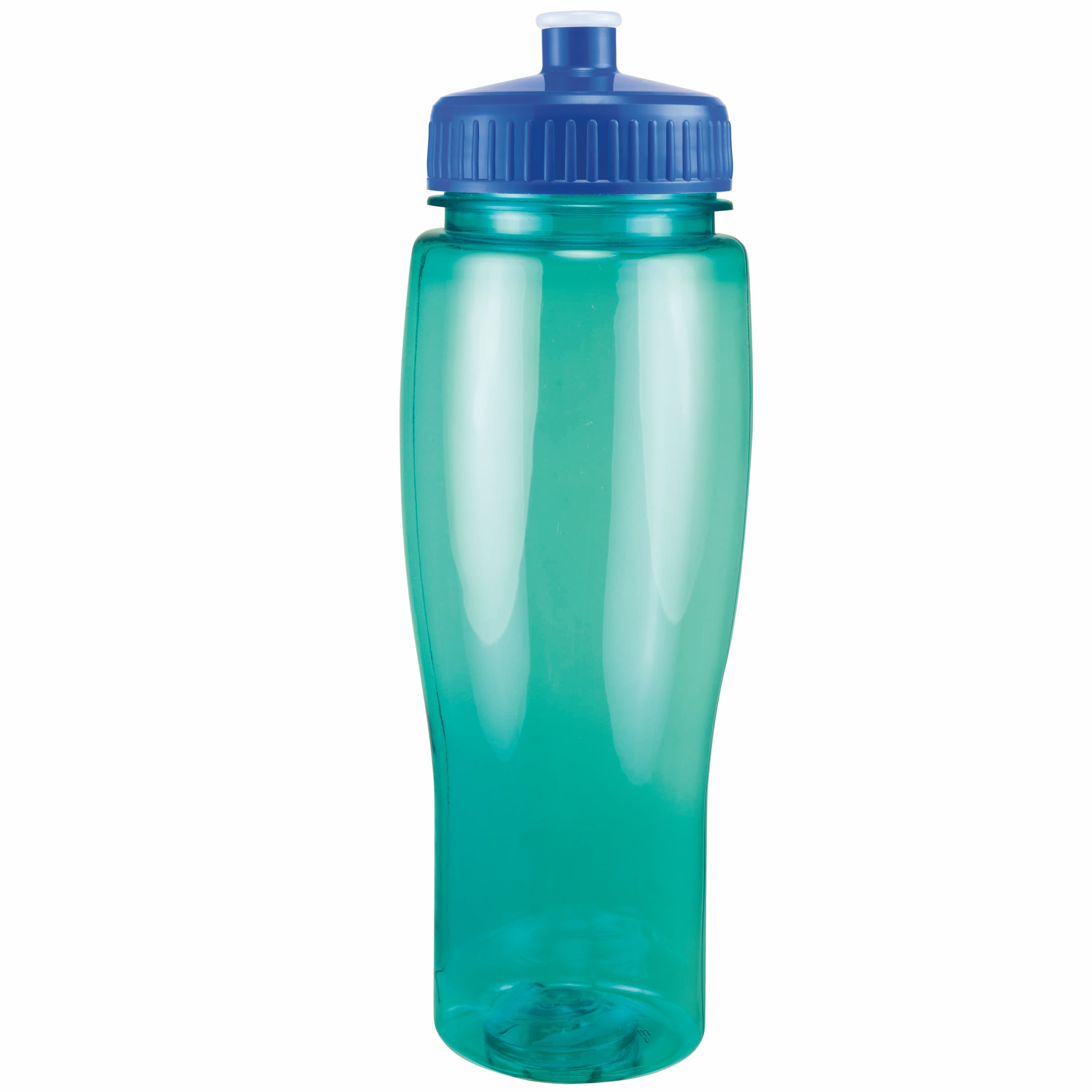 Picture of 24 Oz. Translucent Contour Bottle w/ Push Pull Lid