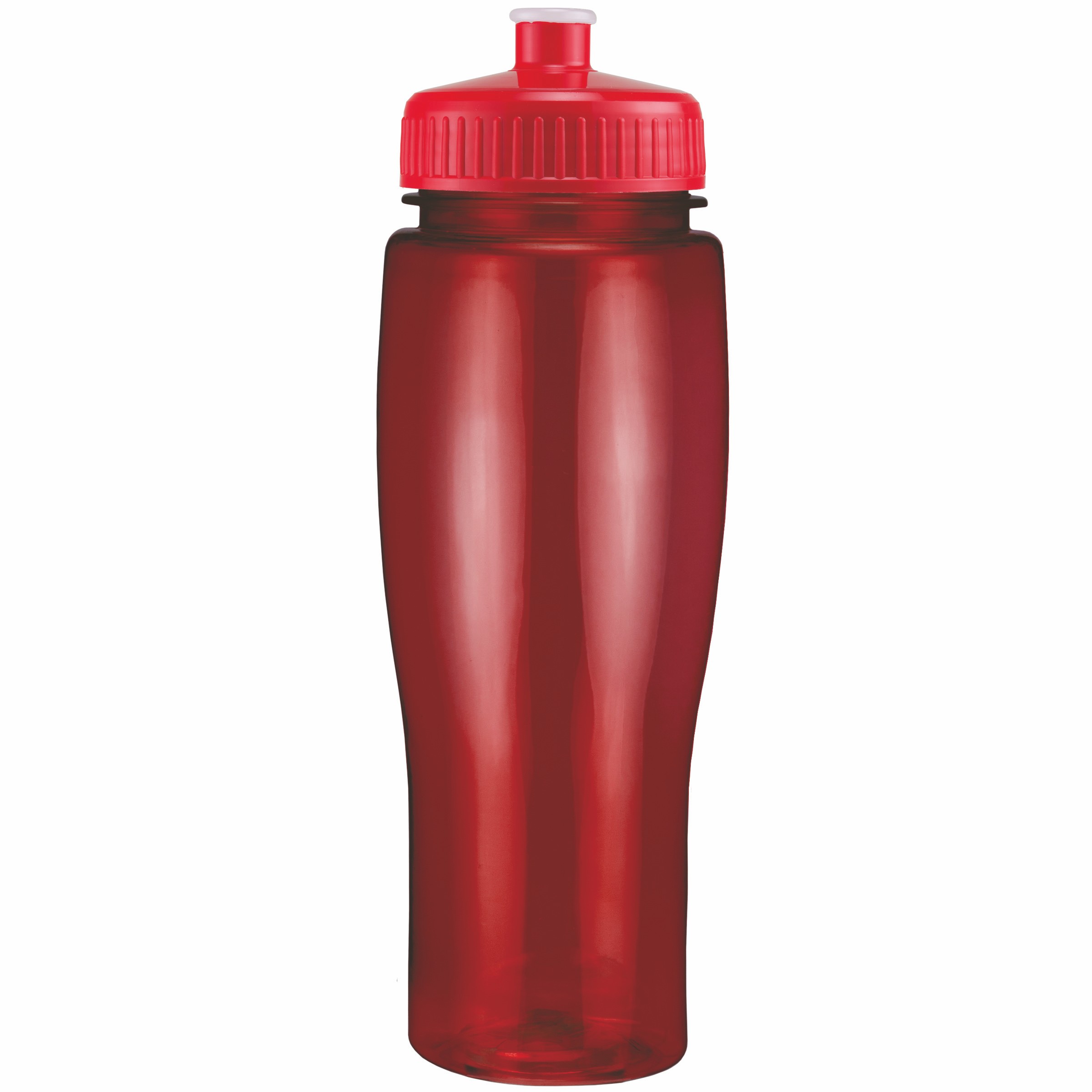Picture of 24 Oz. Translucent Contour Bottle w/ Push Pull Lid