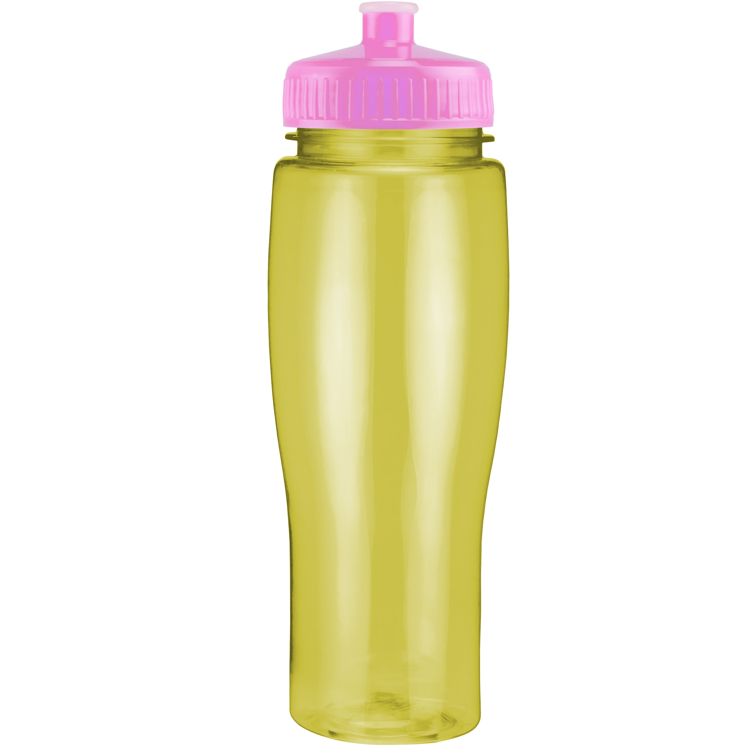 Picture of 24 Oz. Translucent Contour Bottle w/ Push Pull Lid
