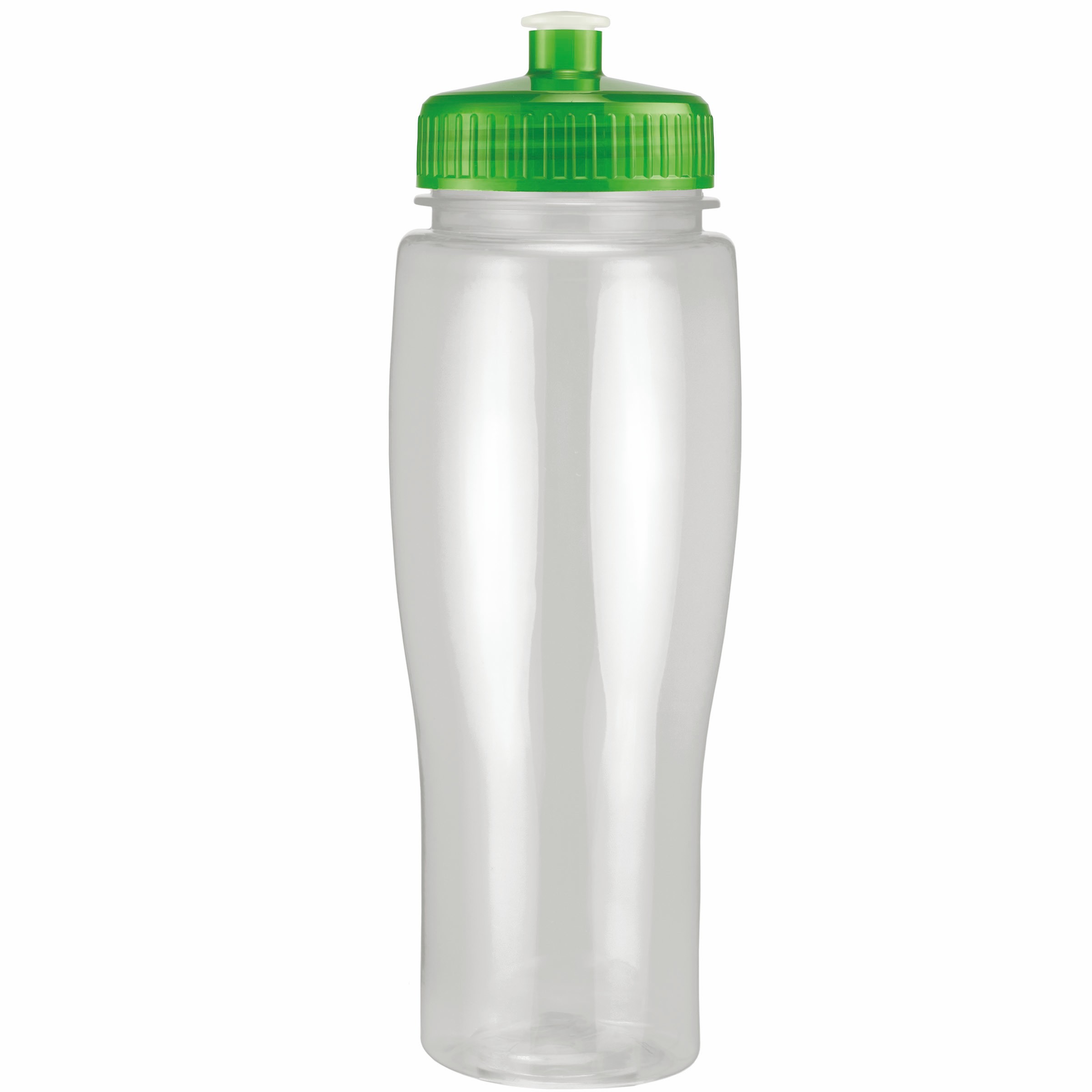 Picture of 24 Oz. Translucent Contour Bottle w/ Push Pull Lid