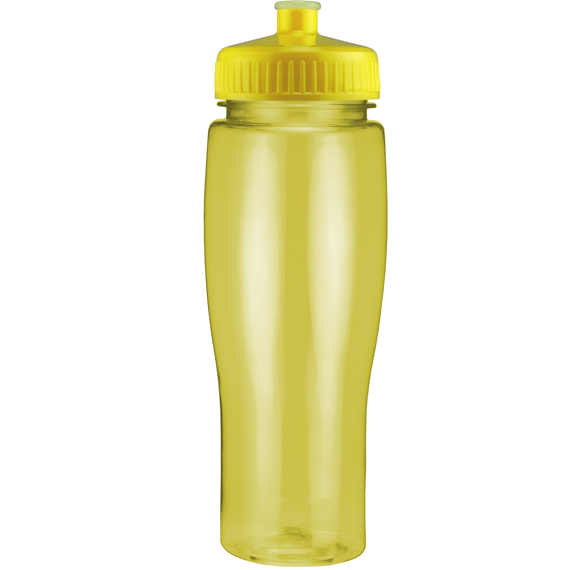 Picture of 24 Oz. Translucent Contour Bottle w/ Push Pull Lid