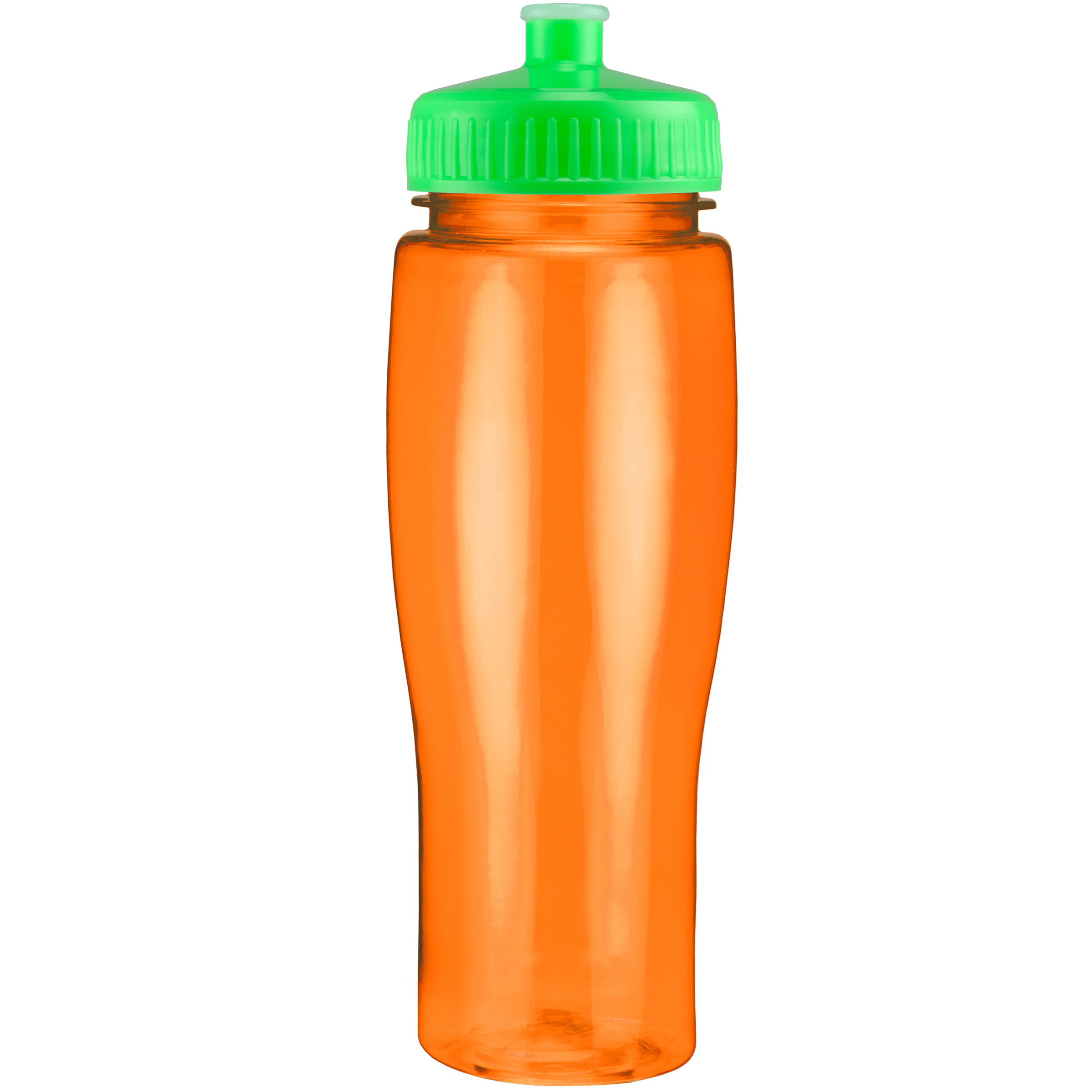 Picture of 24 Oz. Translucent Contour Bottle w/ Push Pull Lid