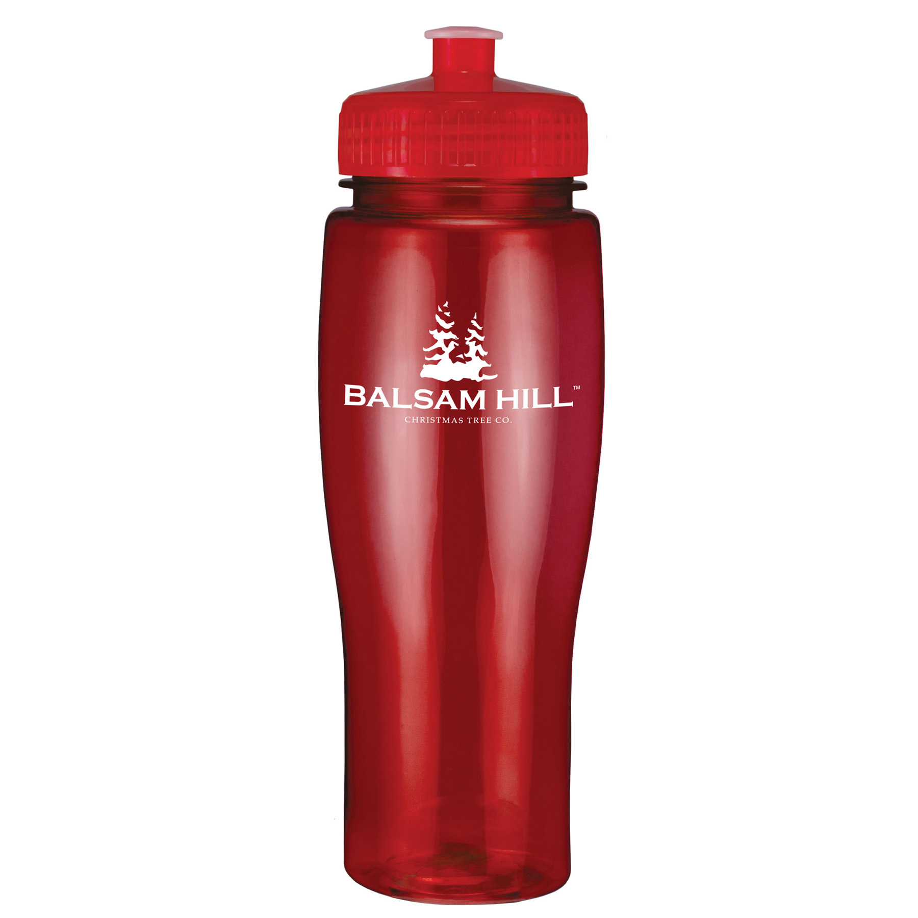 Picture of 24 Oz. Translucent Contour Bottle w/ Push Pull Lid
