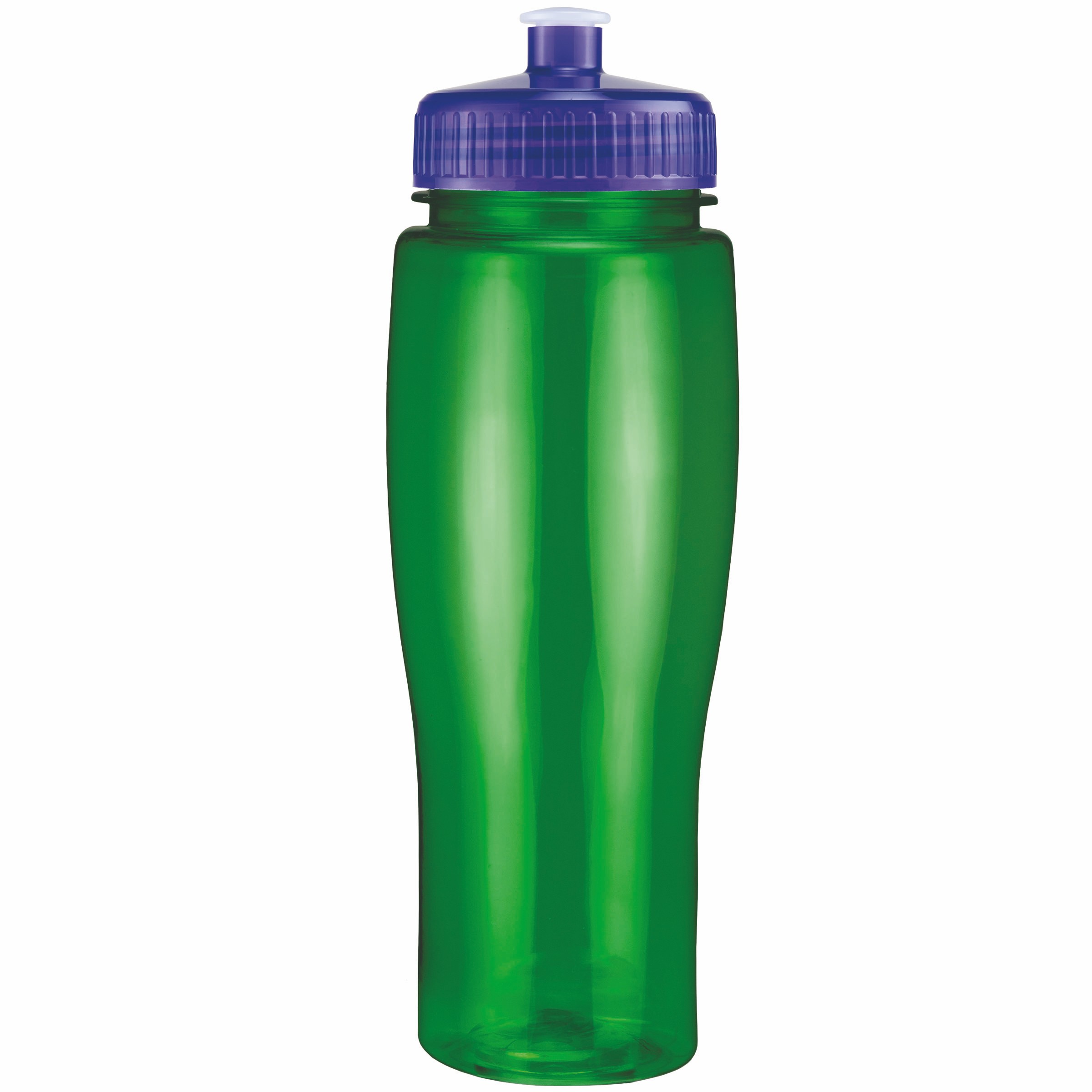 Picture of 24 Oz. Translucent Contour Bottle w/ Push Pull Lid