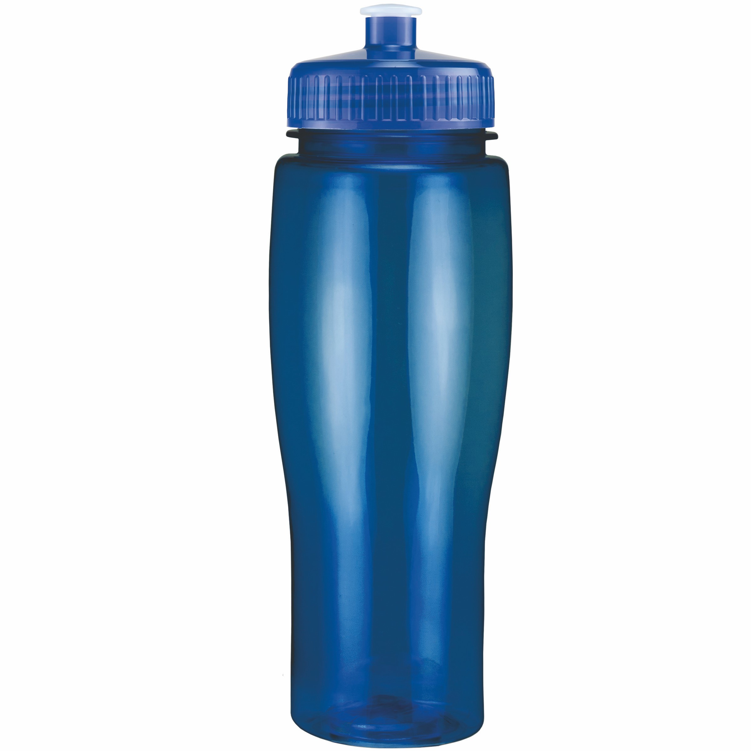Picture of 24 Oz. Translucent Contour Bottle w/ Push Pull Lid