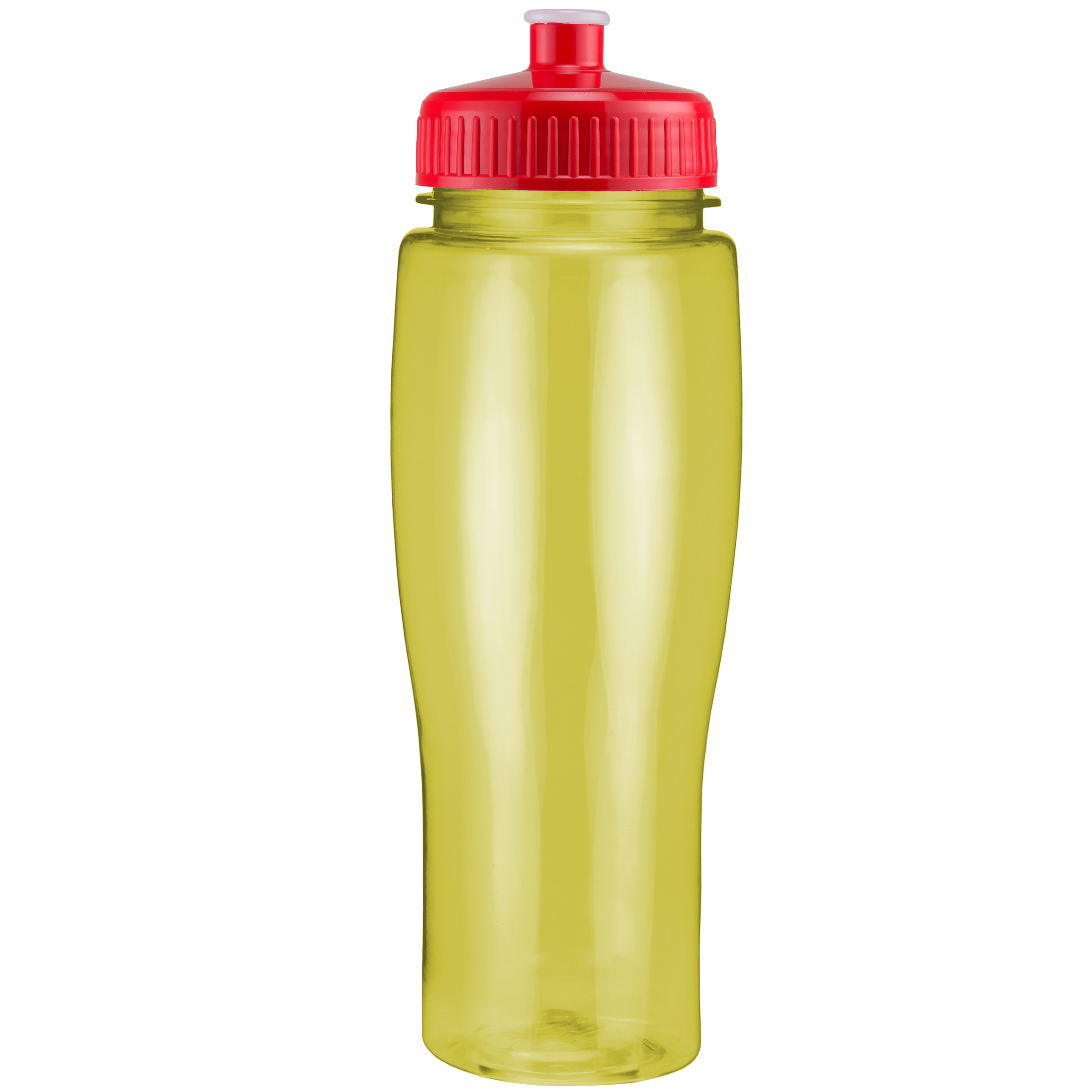 Picture of 24 Oz. Translucent Contour Bottle w/ Push Pull Lid