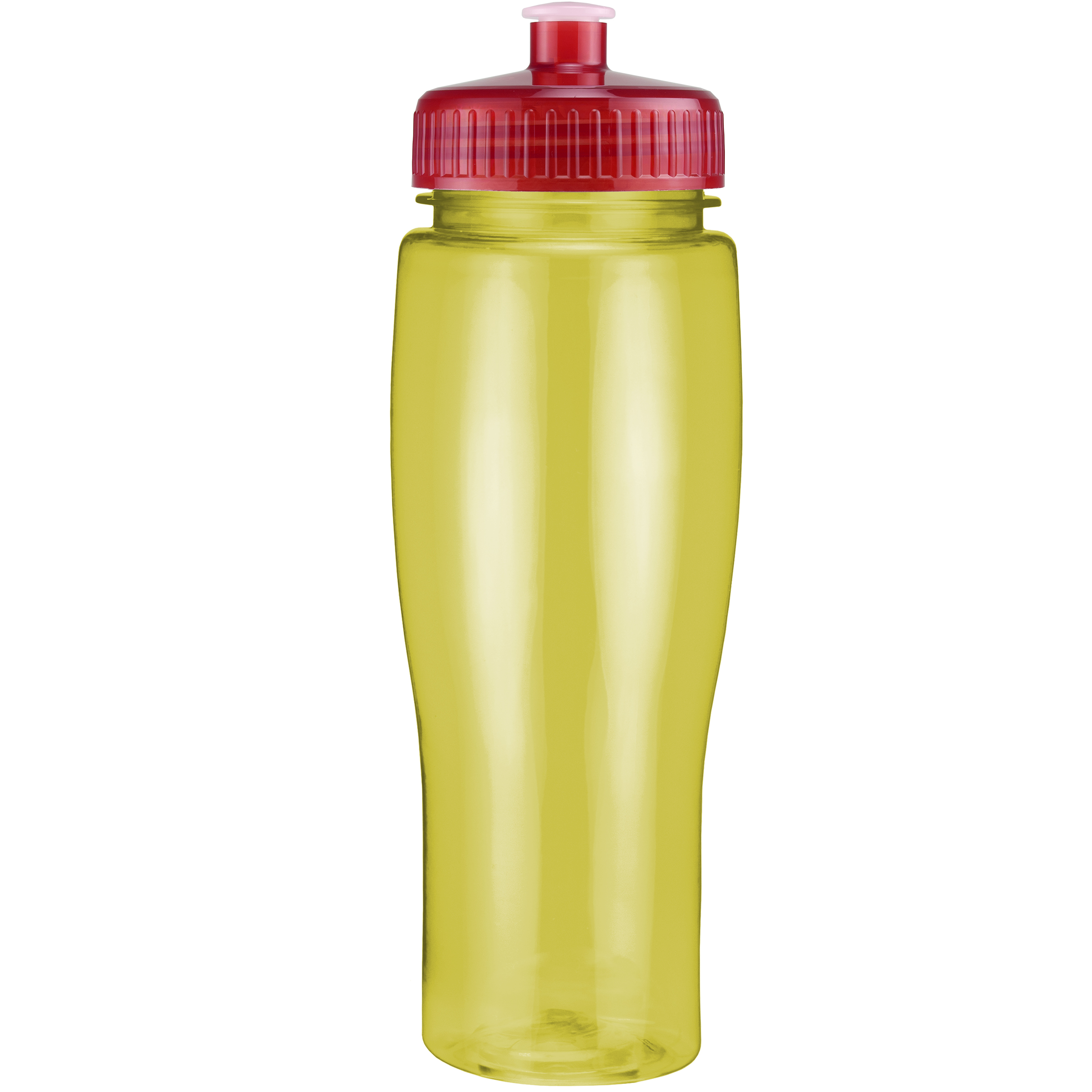 Picture of 24 Oz. Translucent Contour Bottle w/ Push Pull Lid