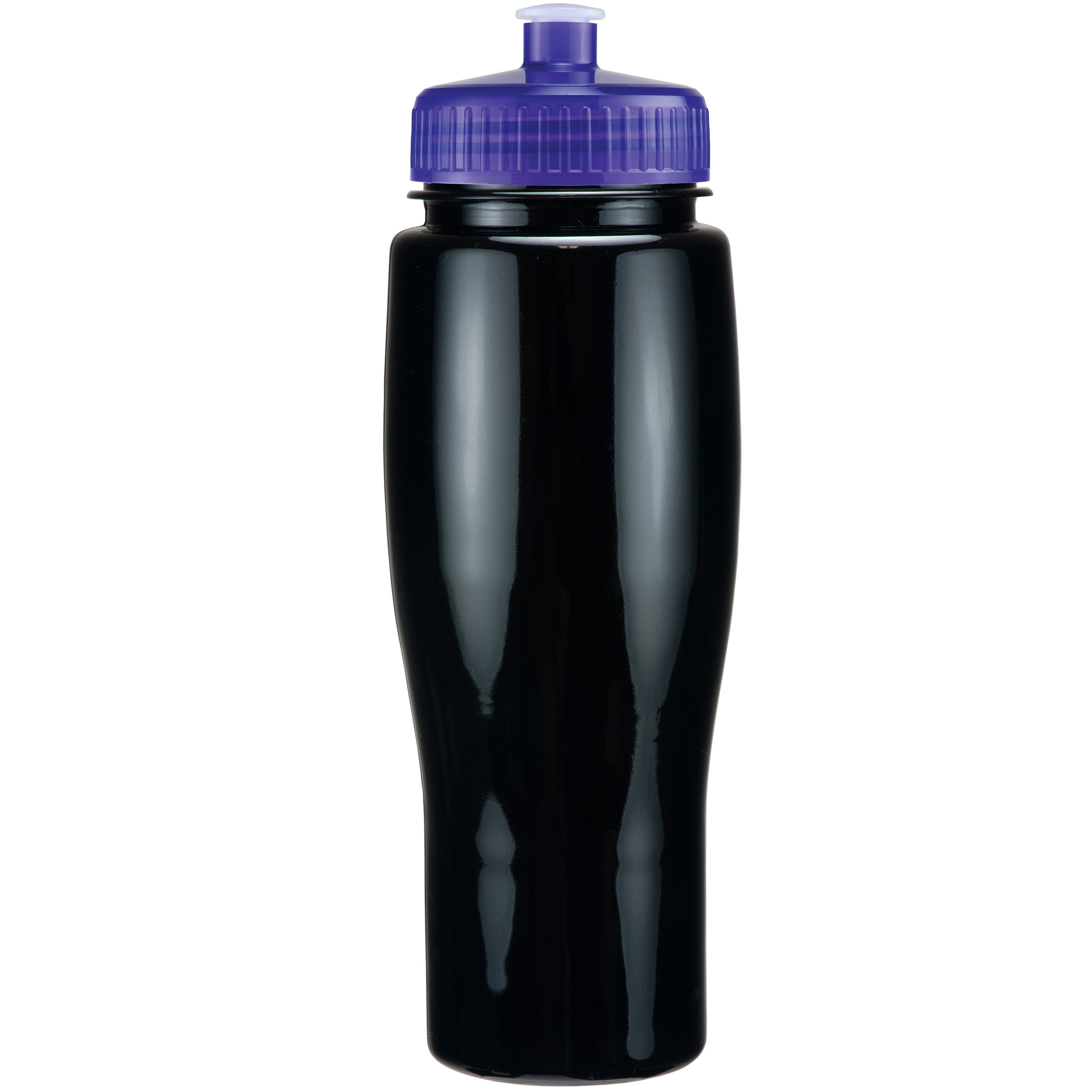Picture of 24 Oz Contour Bottle w/ Push Pull Lid - Solid Colors