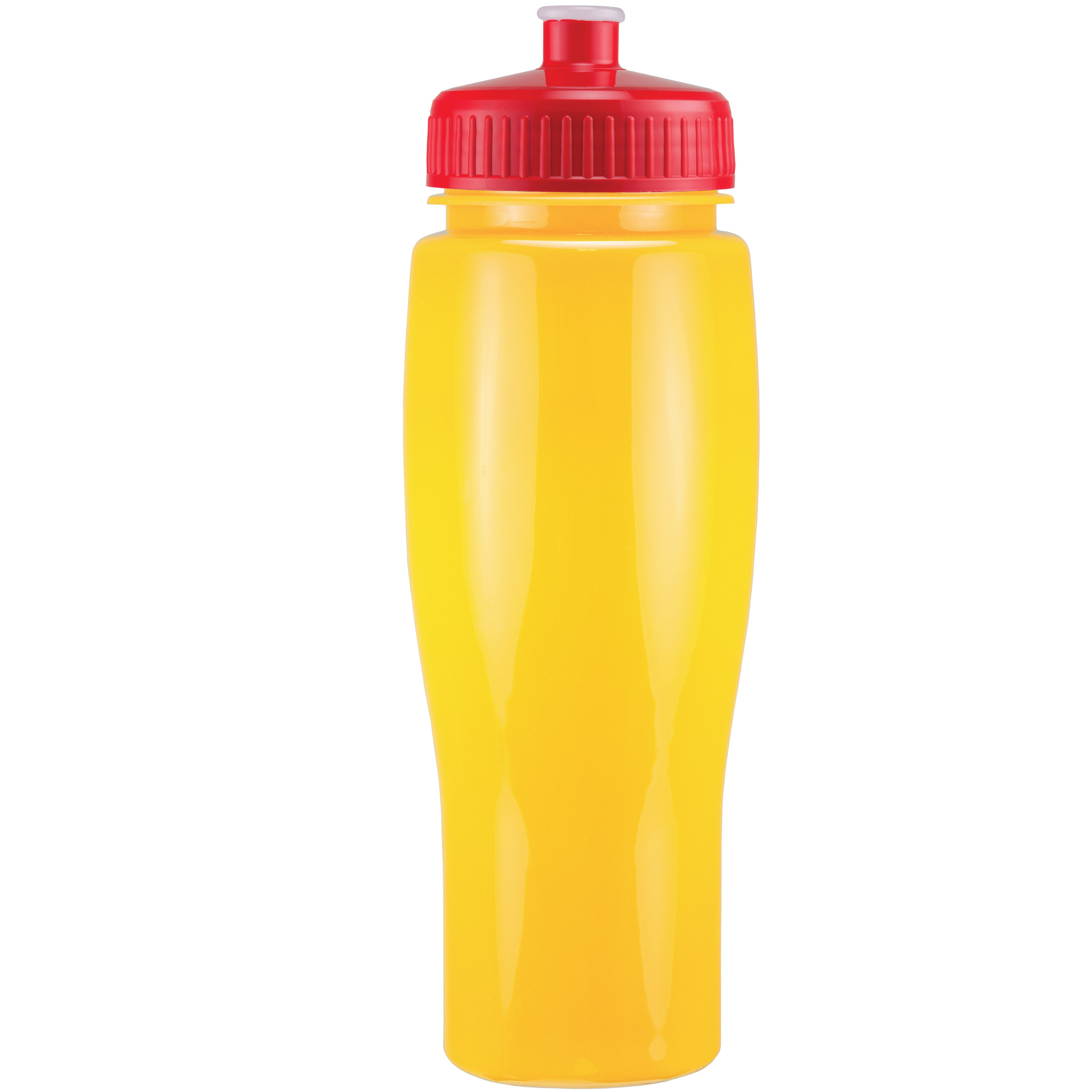 Picture of 24 Oz Contour Bottle w/ Push Pull Lid - Solid Colors