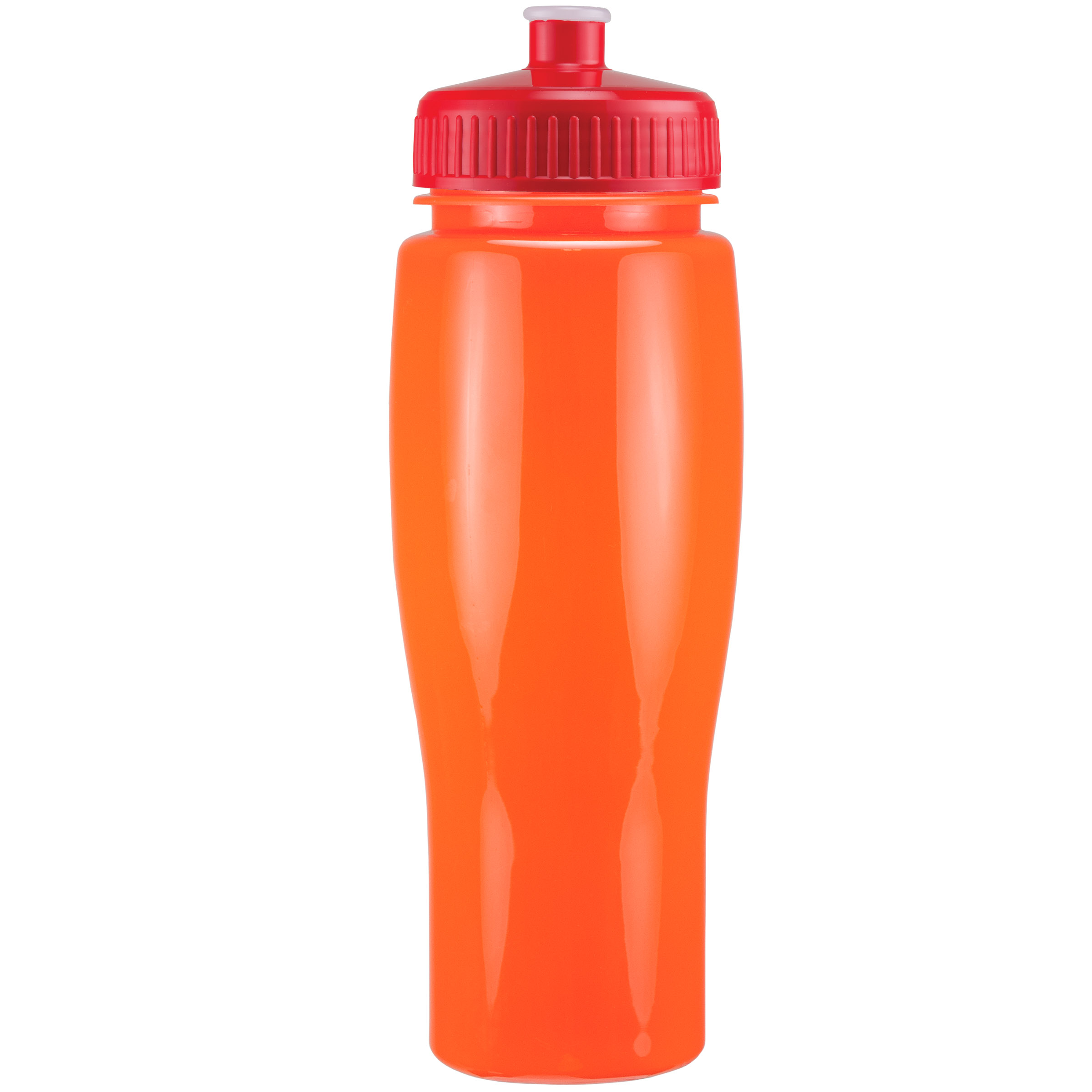 Picture of 24 Oz Contour Bottle w/ Push Pull Lid - Solid Colors