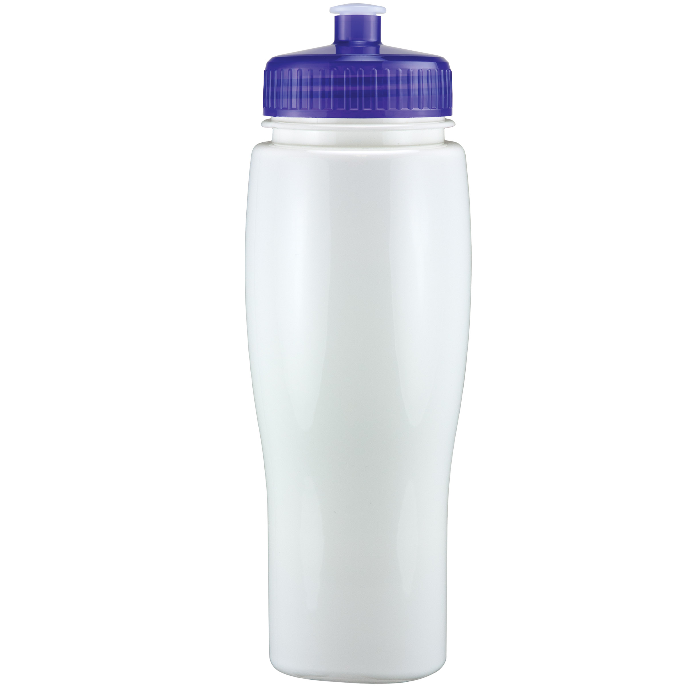Picture of 24 Oz Contour Bottle w/ Push Pull Lid - Solid Colors