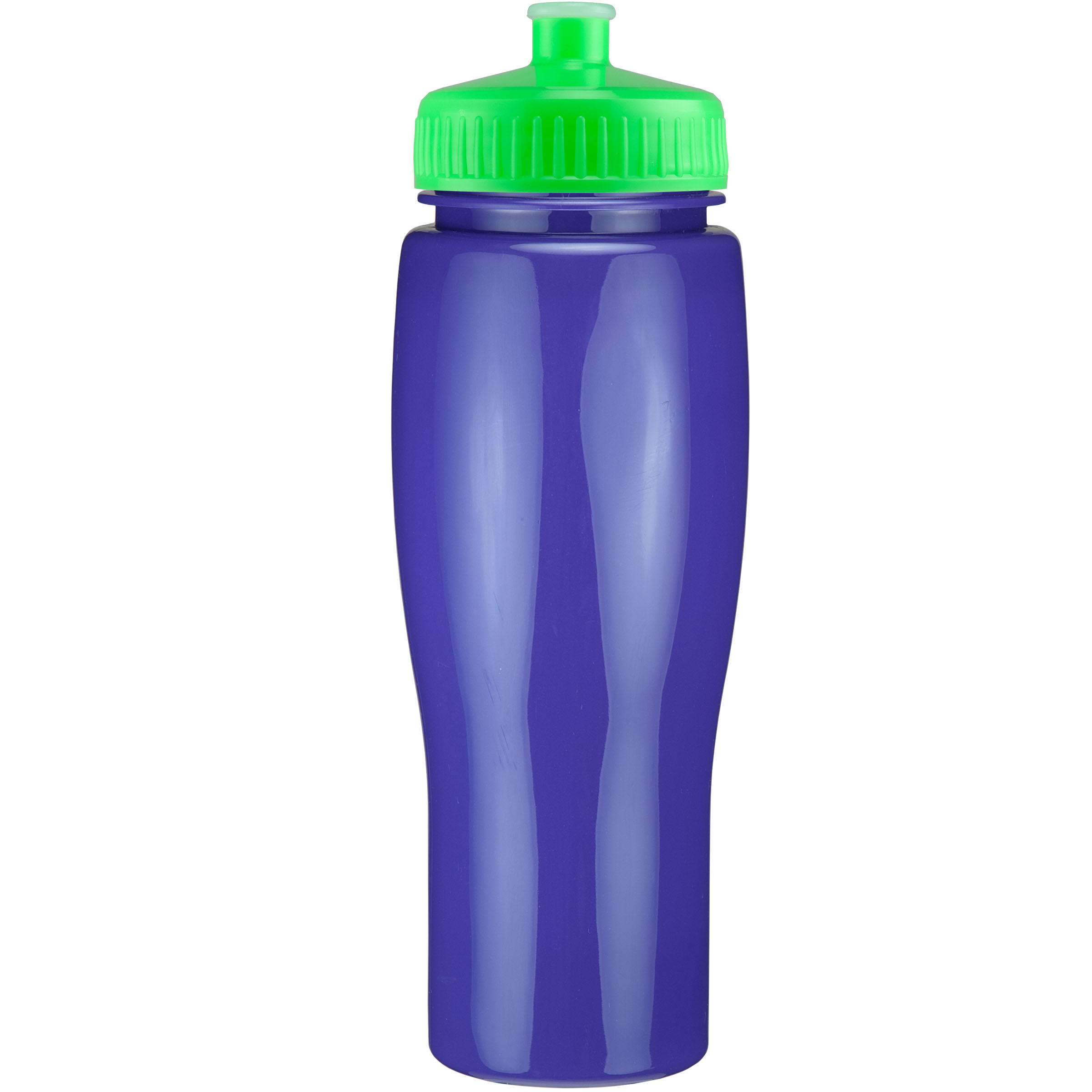 Picture of 24 Oz Contour Bottle w/ Push Pull Lid - Solid Colors