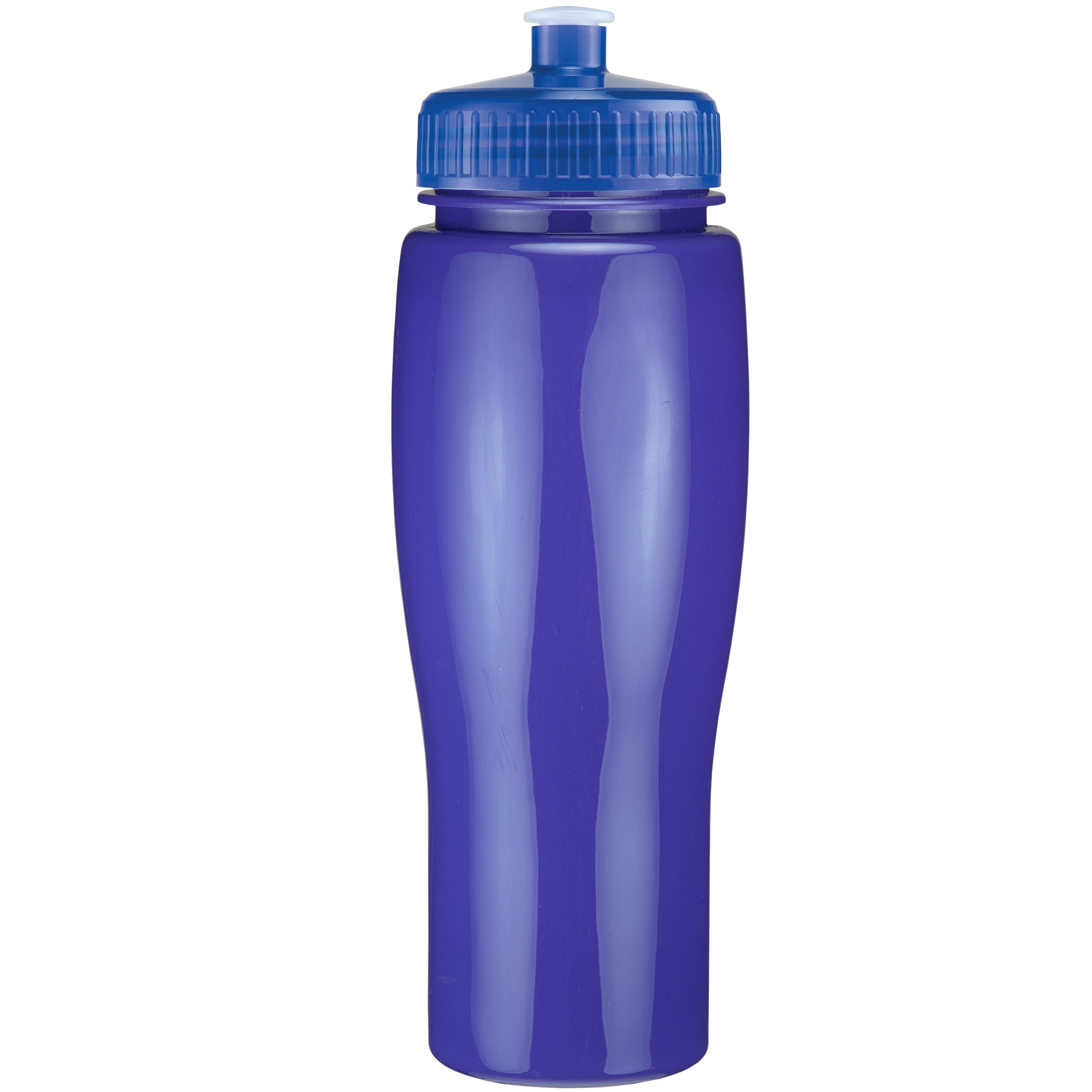 Picture of 24 Oz Contour Bottle w/ Push Pull Lid - Solid Colors