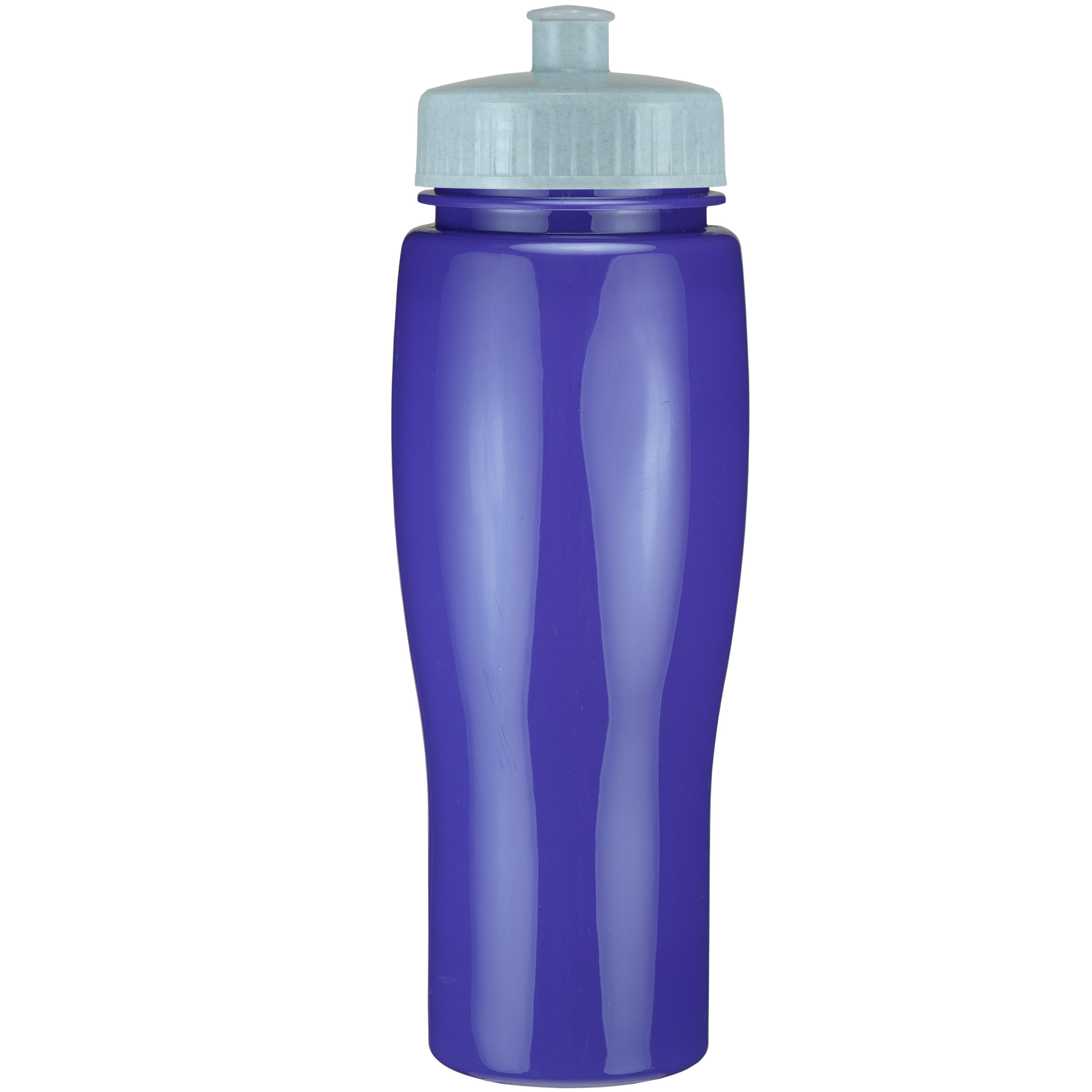 Picture of 24 Oz Contour Bottle w/ Push Pull Lid - Solid Colors