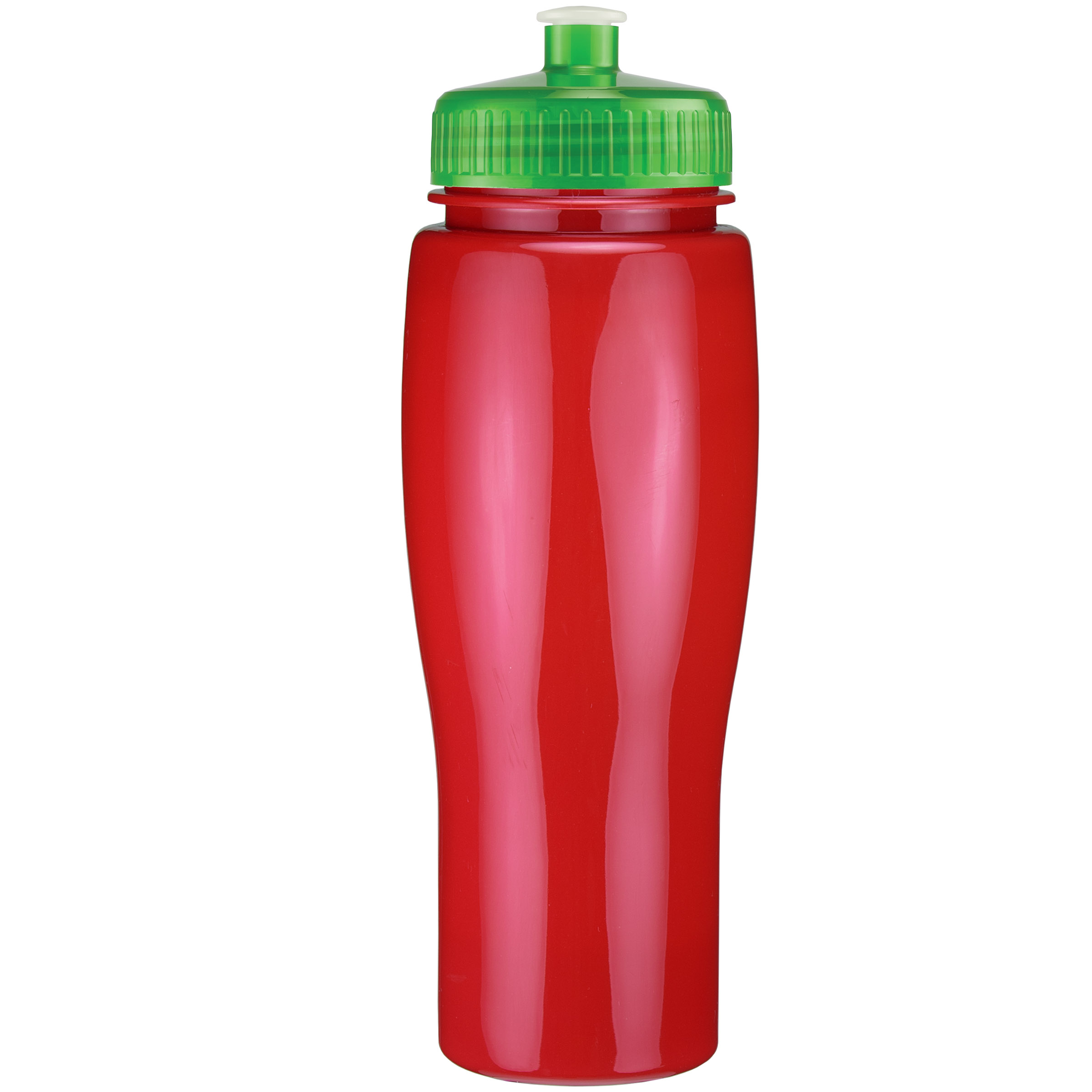 Picture of 24 Oz Contour Bottle w/ Push Pull Lid - Solid Colors