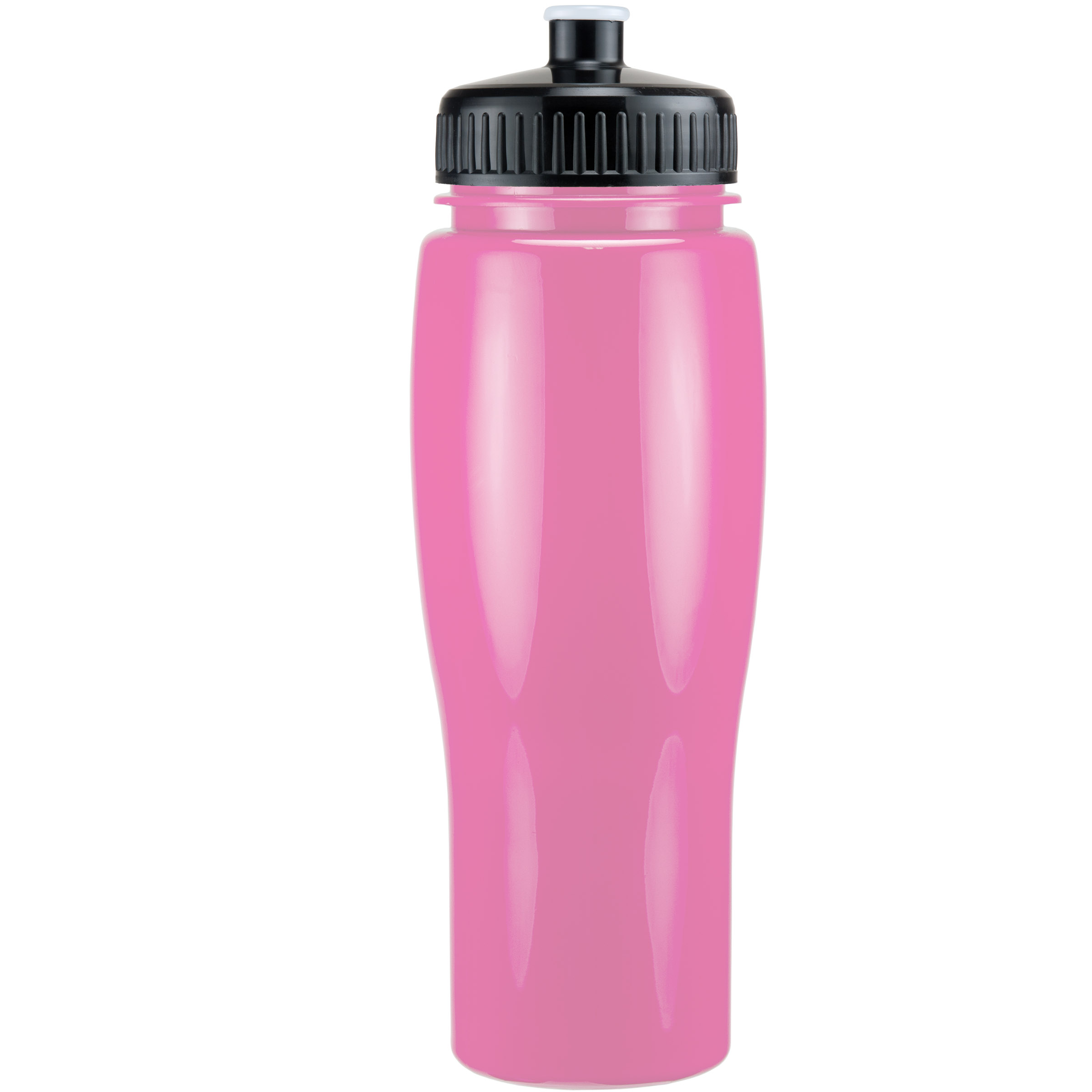 Picture of 24 Oz Contour Bottle w/ Push Pull Lid - Solid Colors