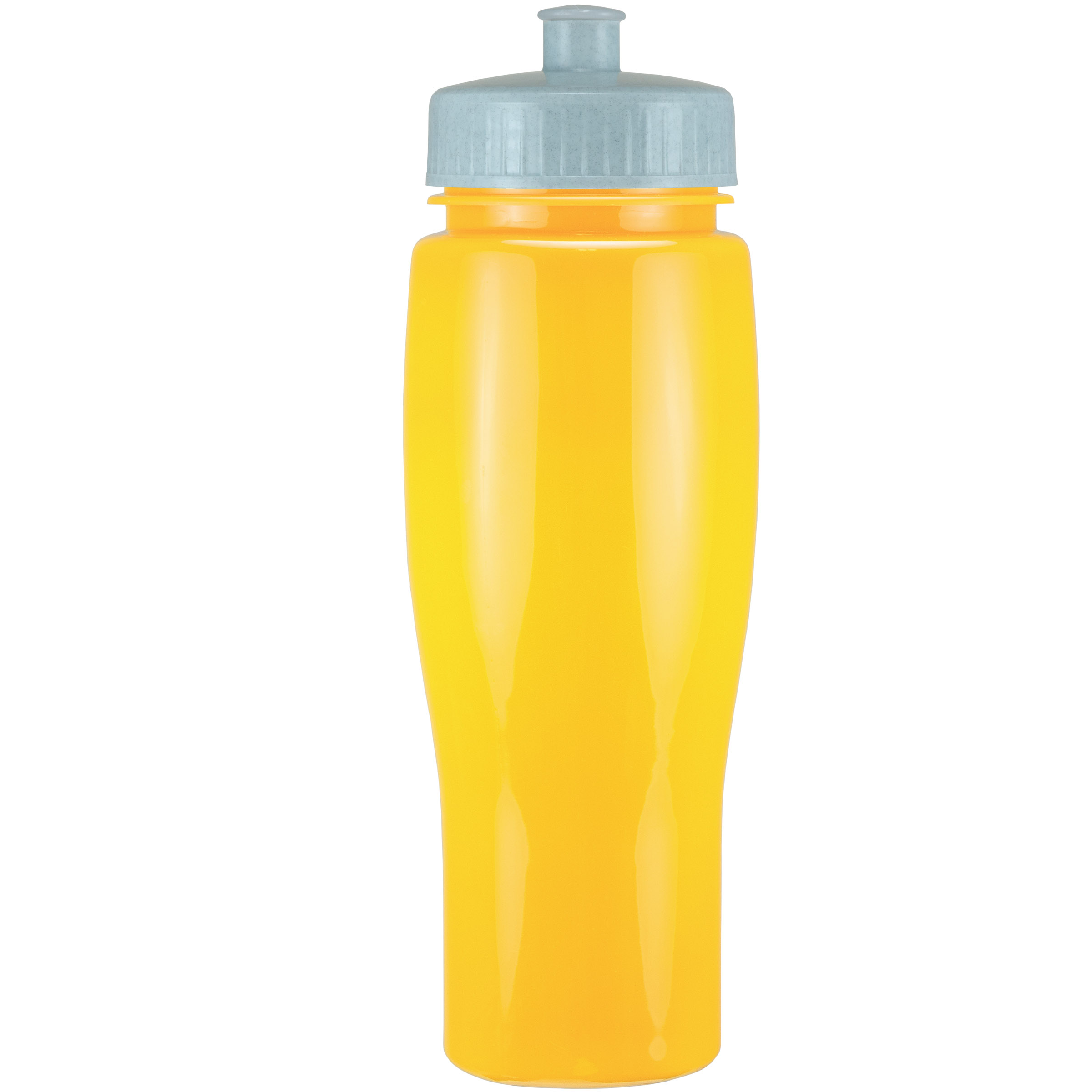Picture of 24 Oz Contour Bottle w/ Push Pull Lid - Solid Colors