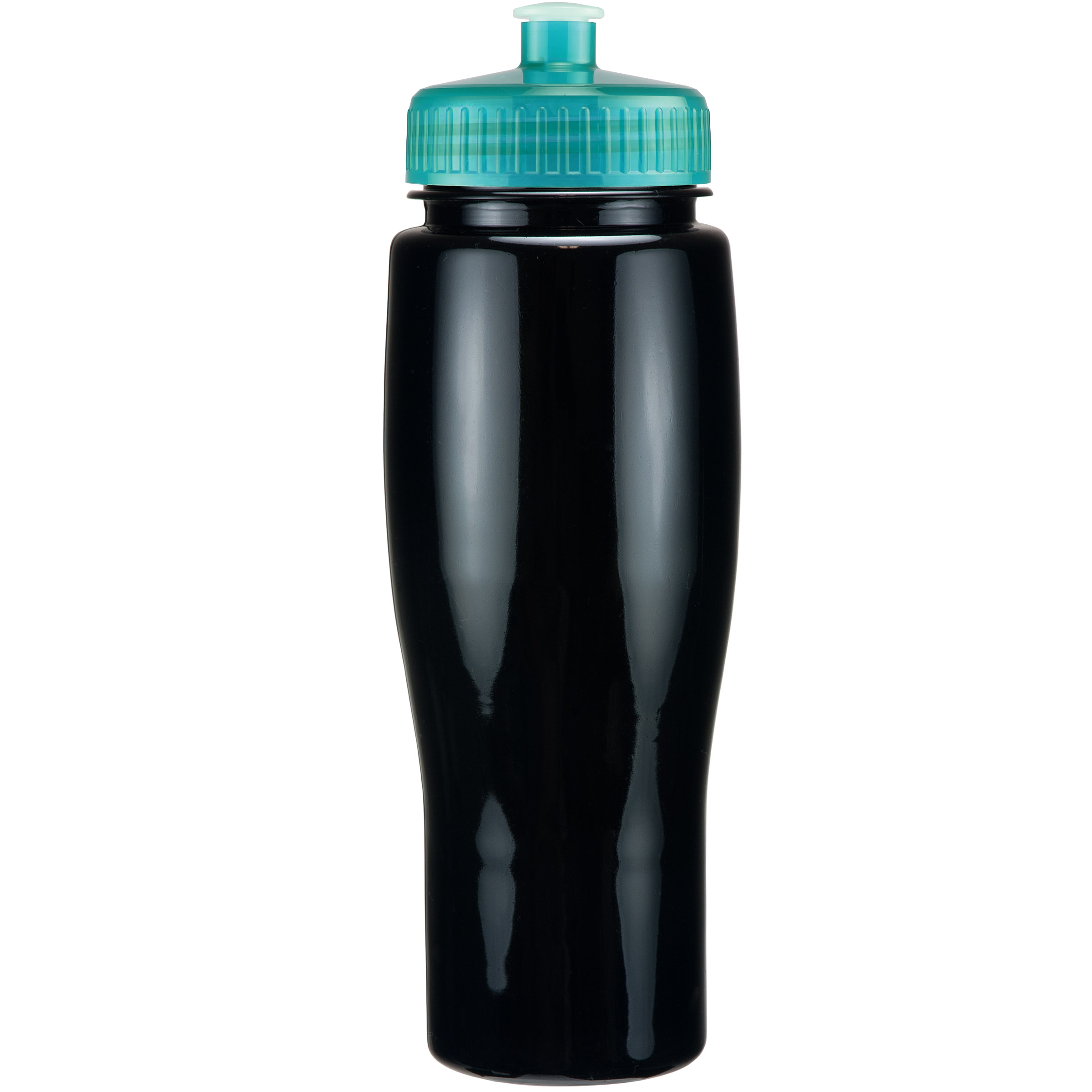 Picture of 24 Oz Contour Bottle w/ Push Pull Lid - Solid Colors