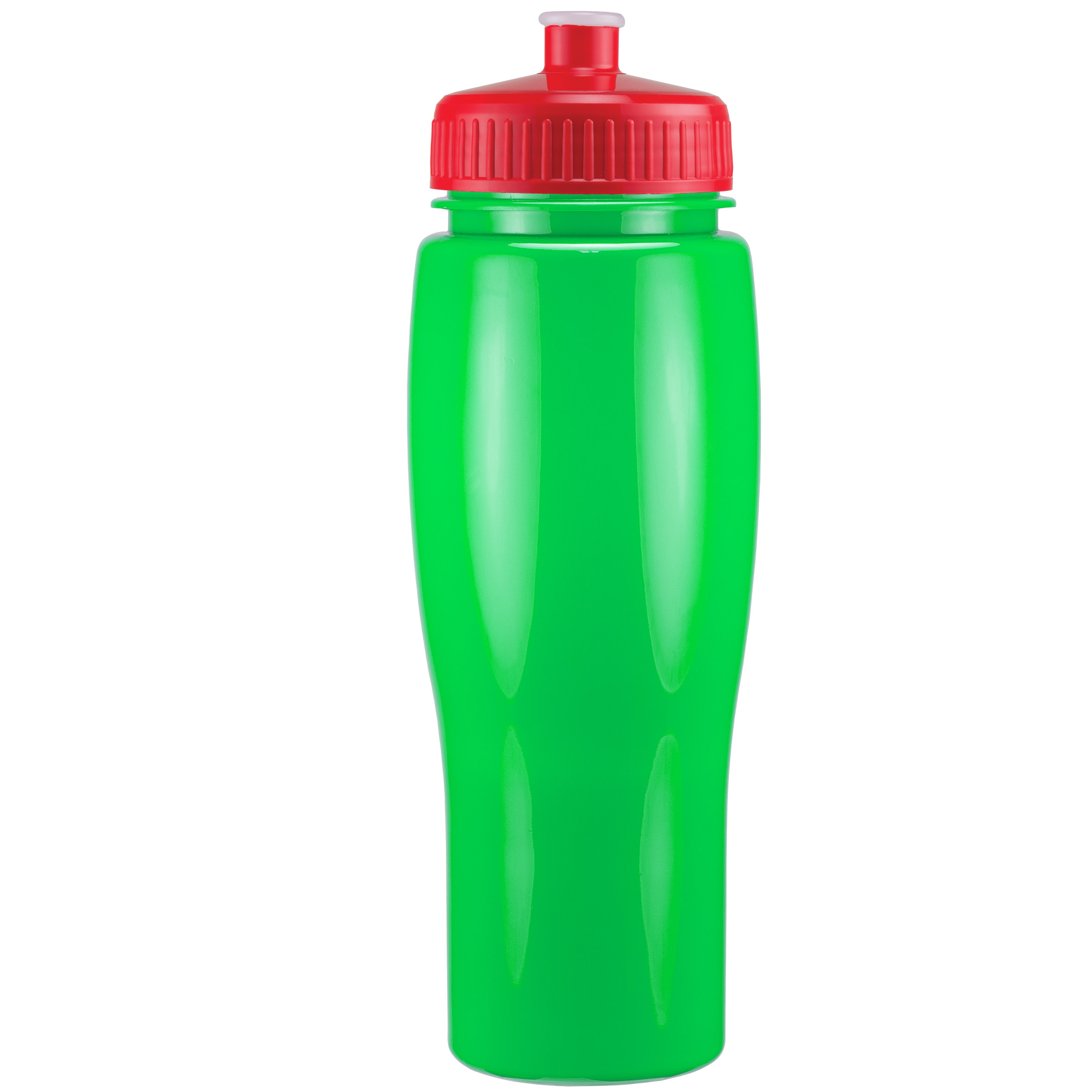 Picture of 24 Oz Contour Bottle w/ Push Pull Lid - Solid Colors