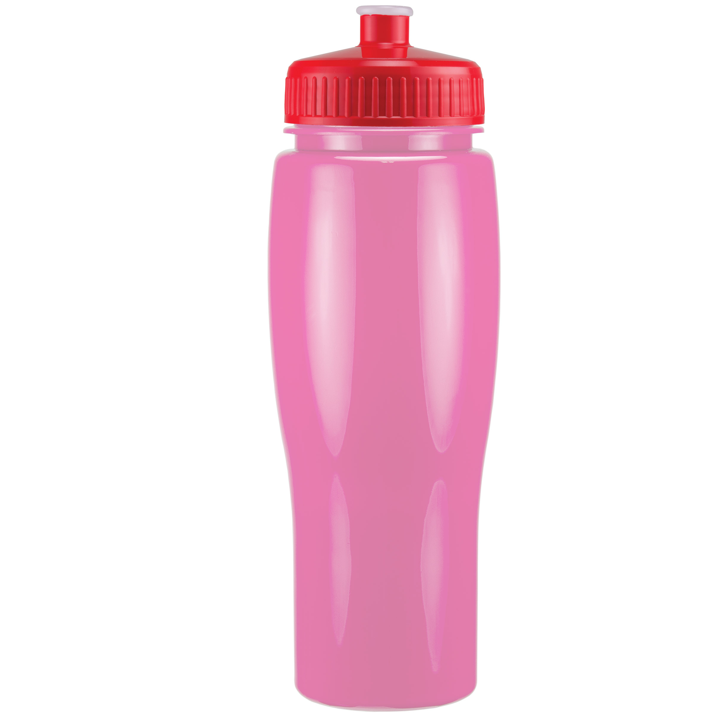 Picture of 24 Oz Contour Bottle w/ Push Pull Lid - Solid Colors