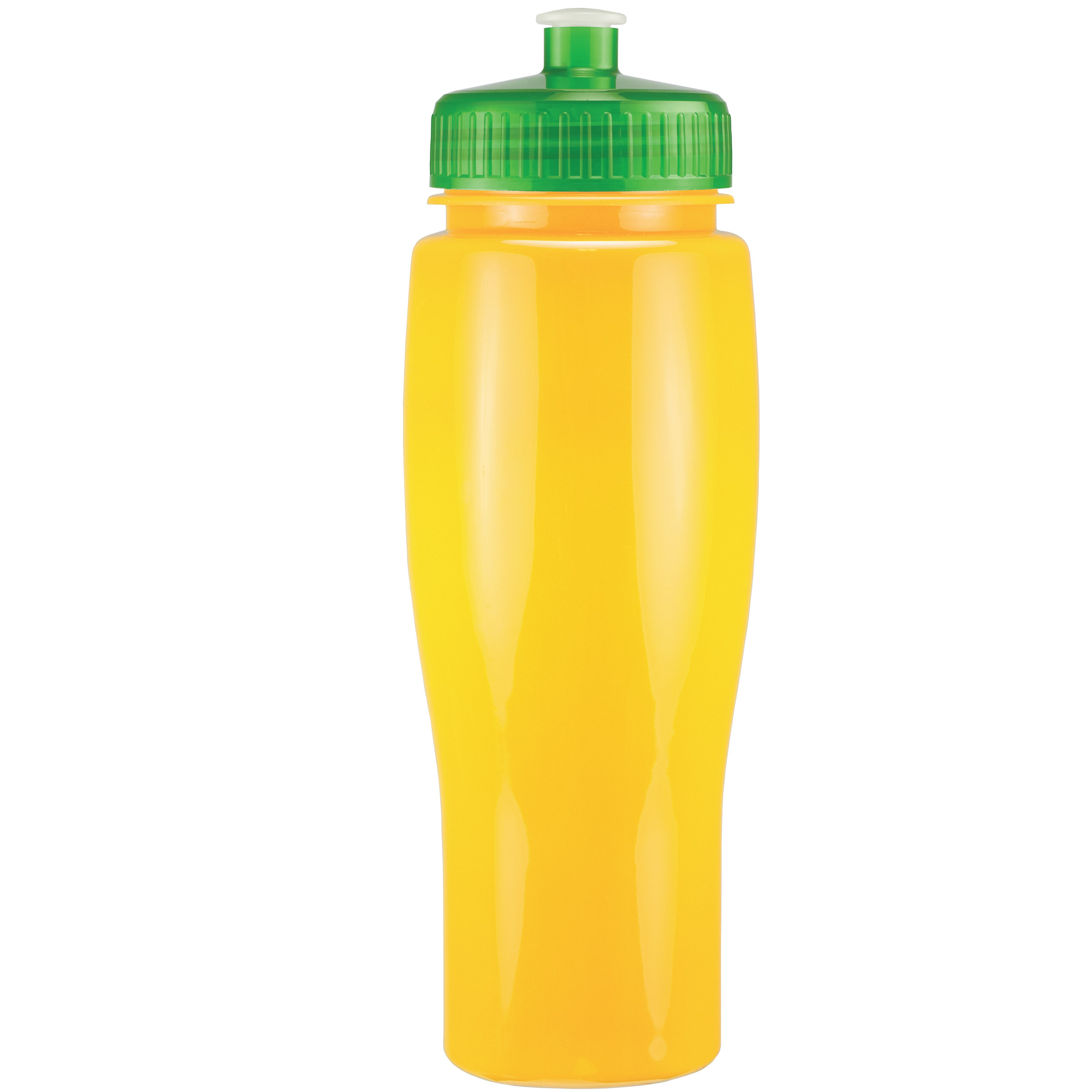 Picture of 24 Oz Contour Bottle w/ Push Pull Lid - Solid Colors