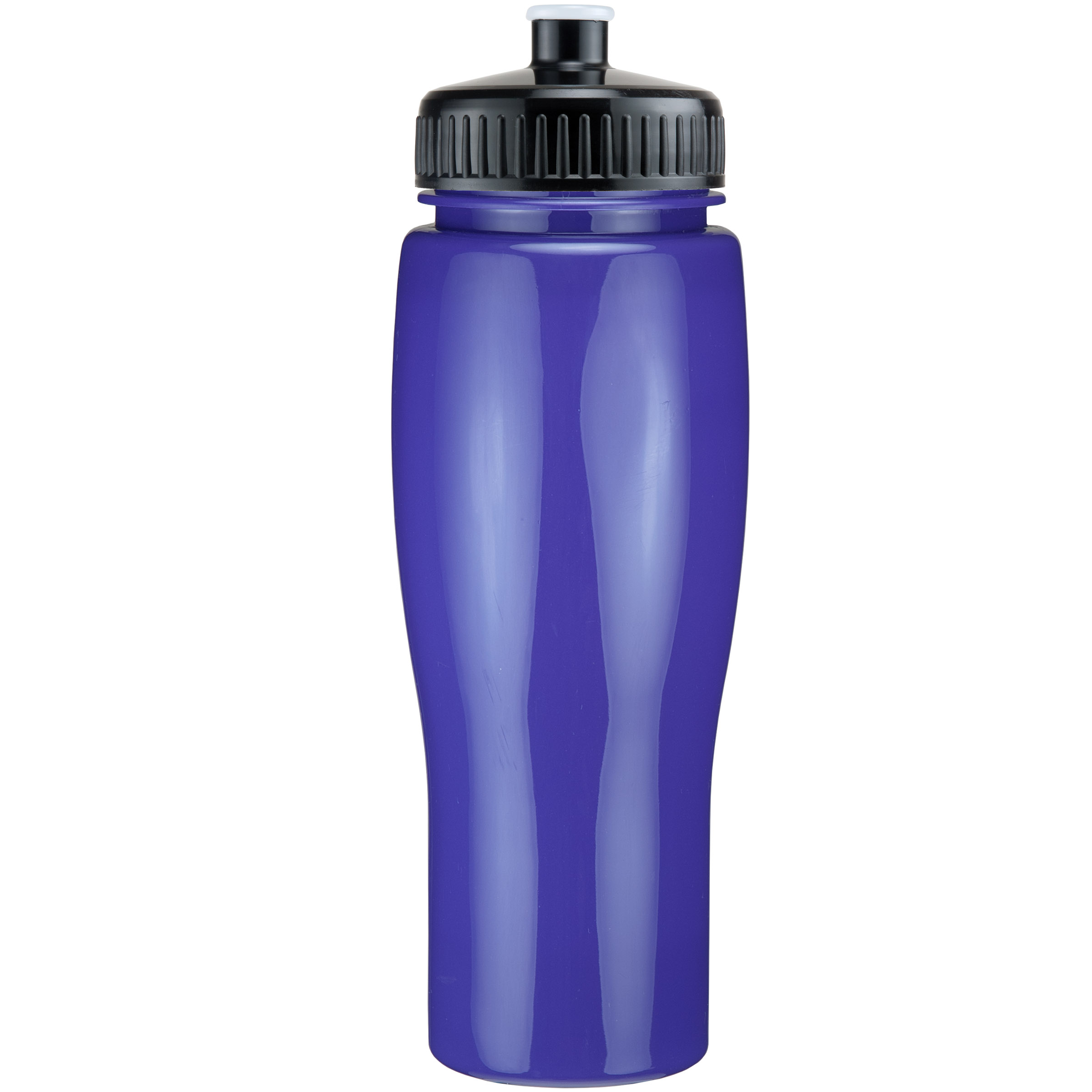 Picture of 24 Oz Contour Bottle w/ Push Pull Lid - Solid Colors