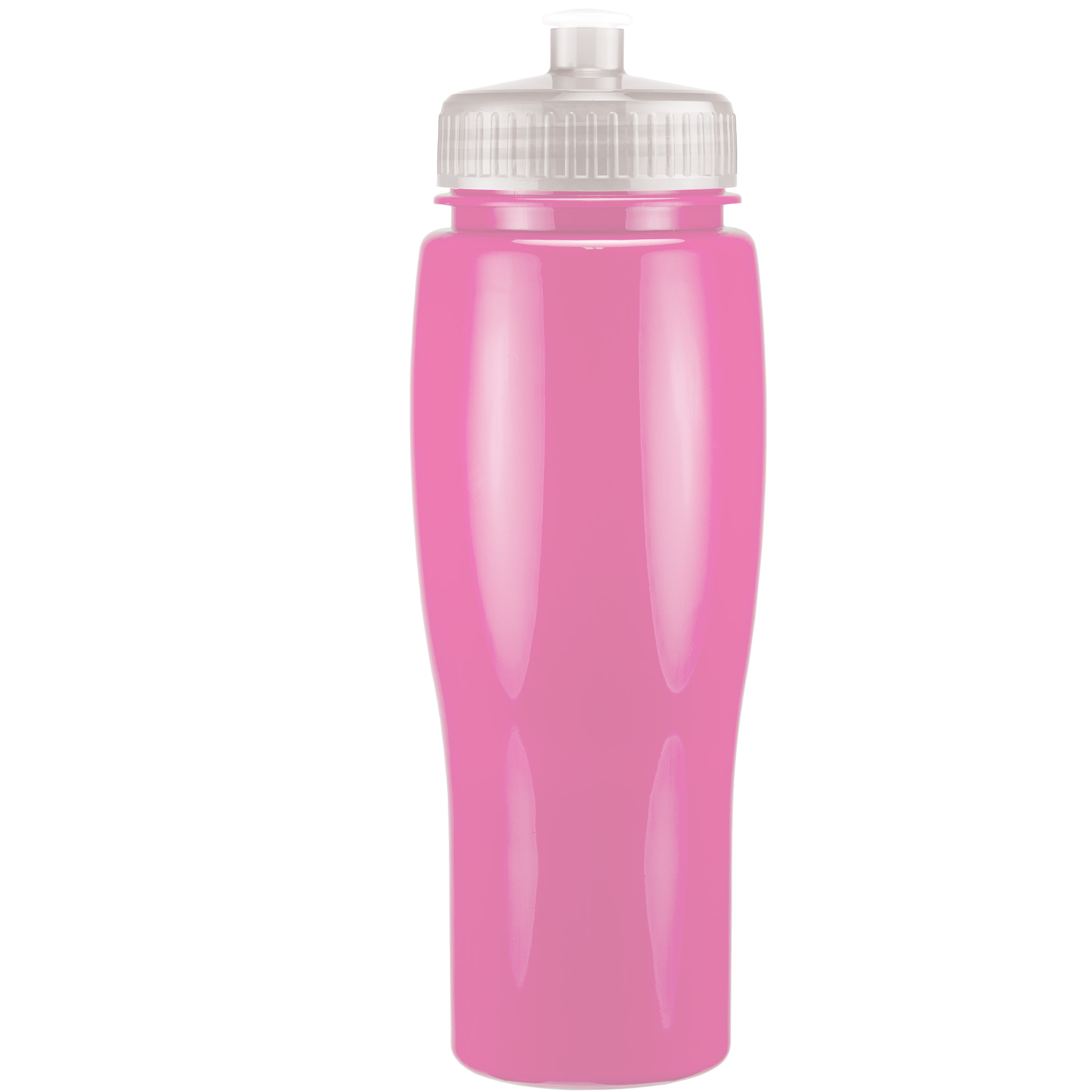 Picture of 24 Oz Contour Bottle w/ Push Pull Lid - Solid Colors