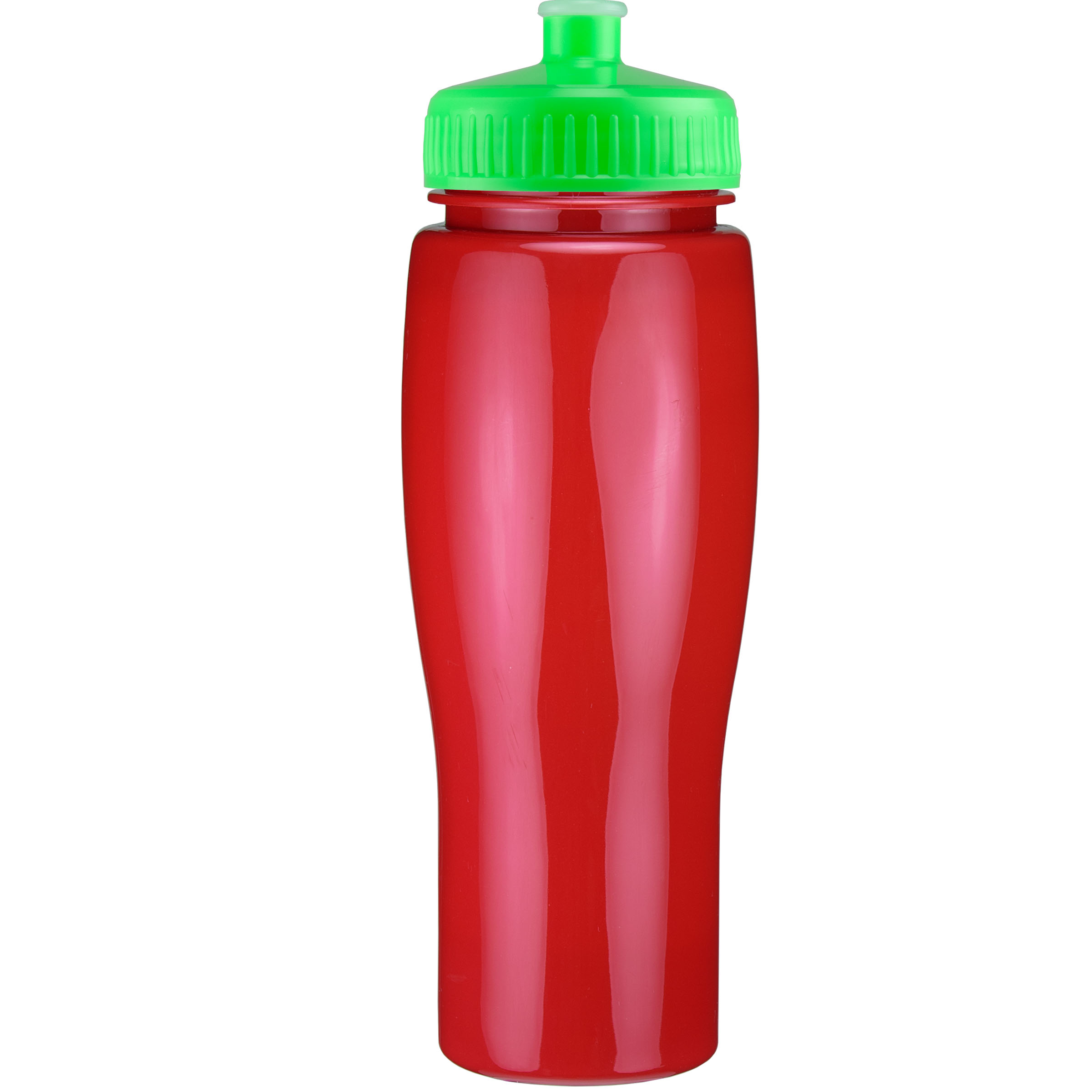 Picture of 24 Oz Contour Bottle w/ Push Pull Lid - Solid Colors