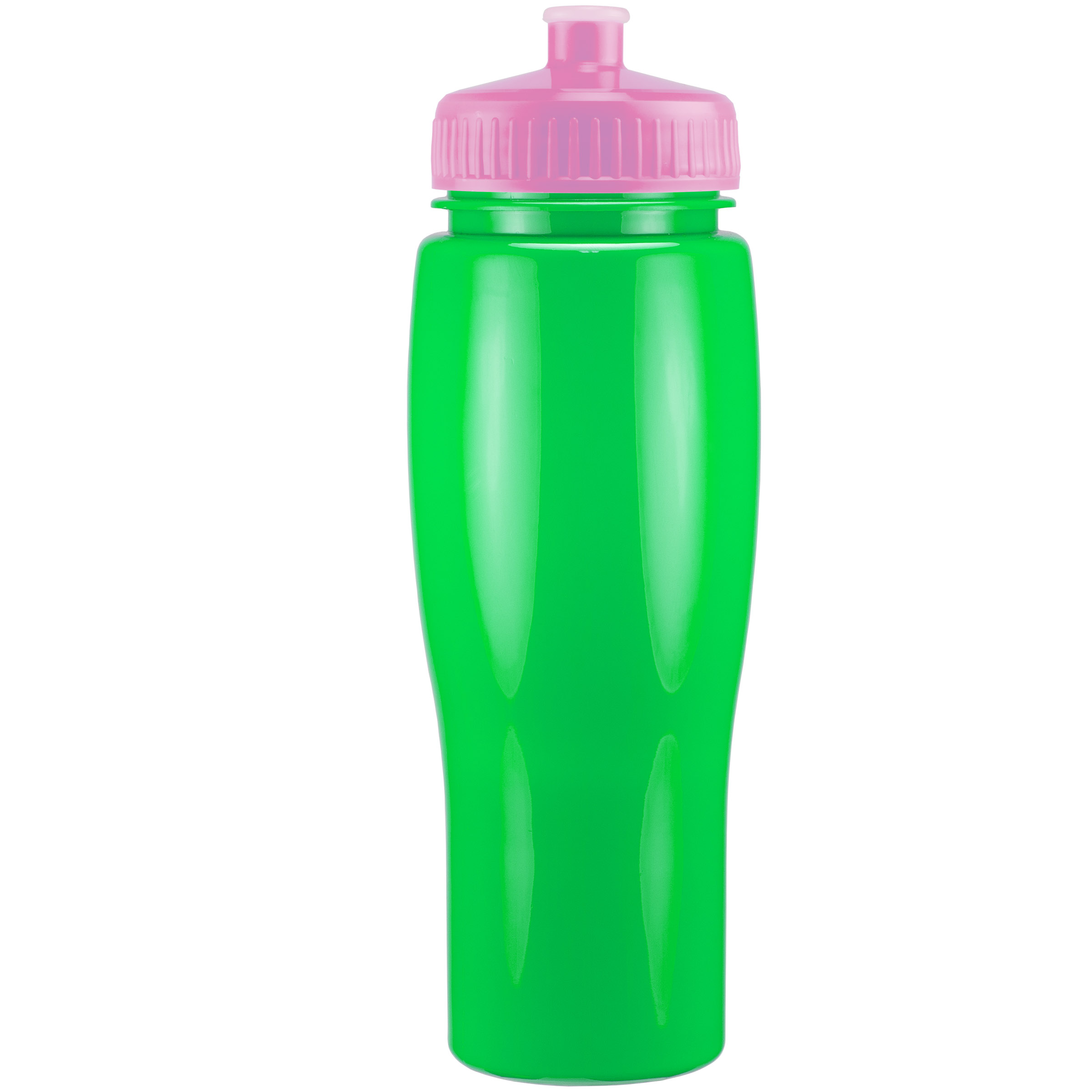 Picture of 24 Oz Contour Bottle w/ Push Pull Lid - Solid Colors