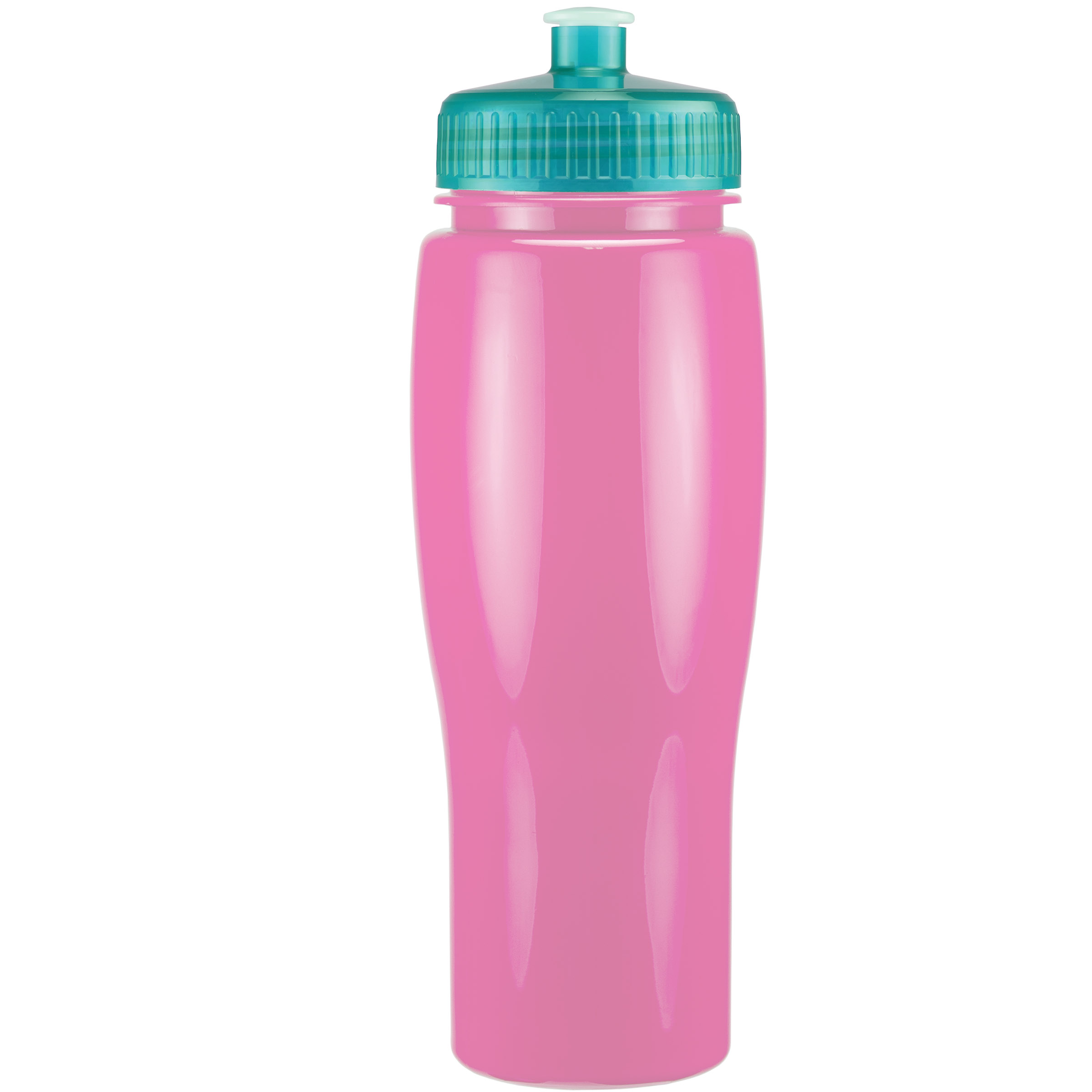 Picture of 24 Oz Contour Bottle w/ Push Pull Lid - Solid Colors