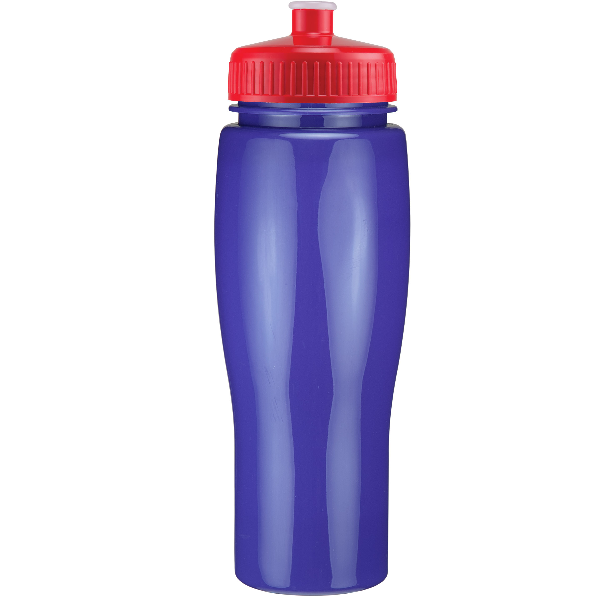 Picture of 24 Oz Contour Bottle w/ Push Pull Lid - Solid Colors