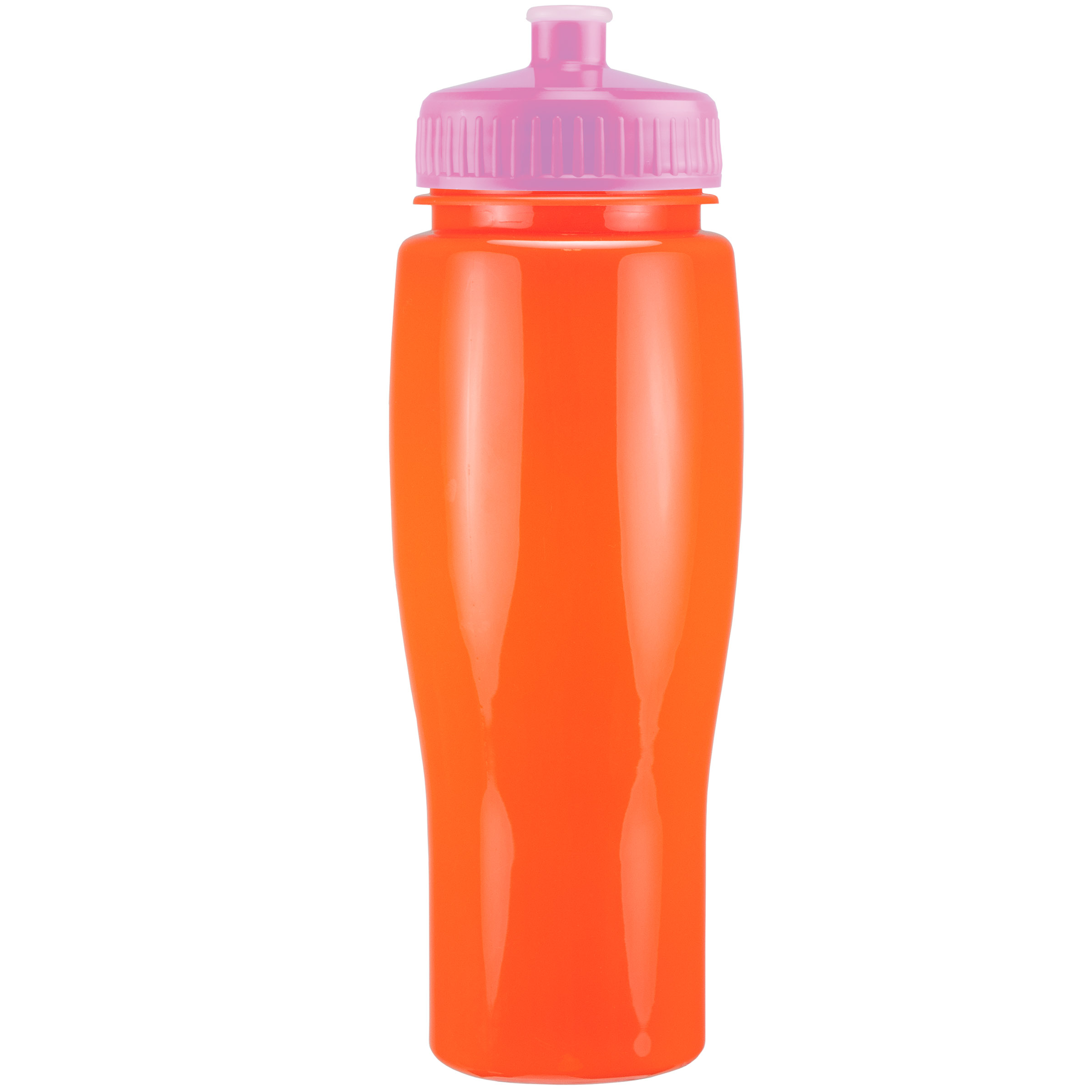 Picture of 24 Oz Contour Bottle w/ Push Pull Lid - Solid Colors