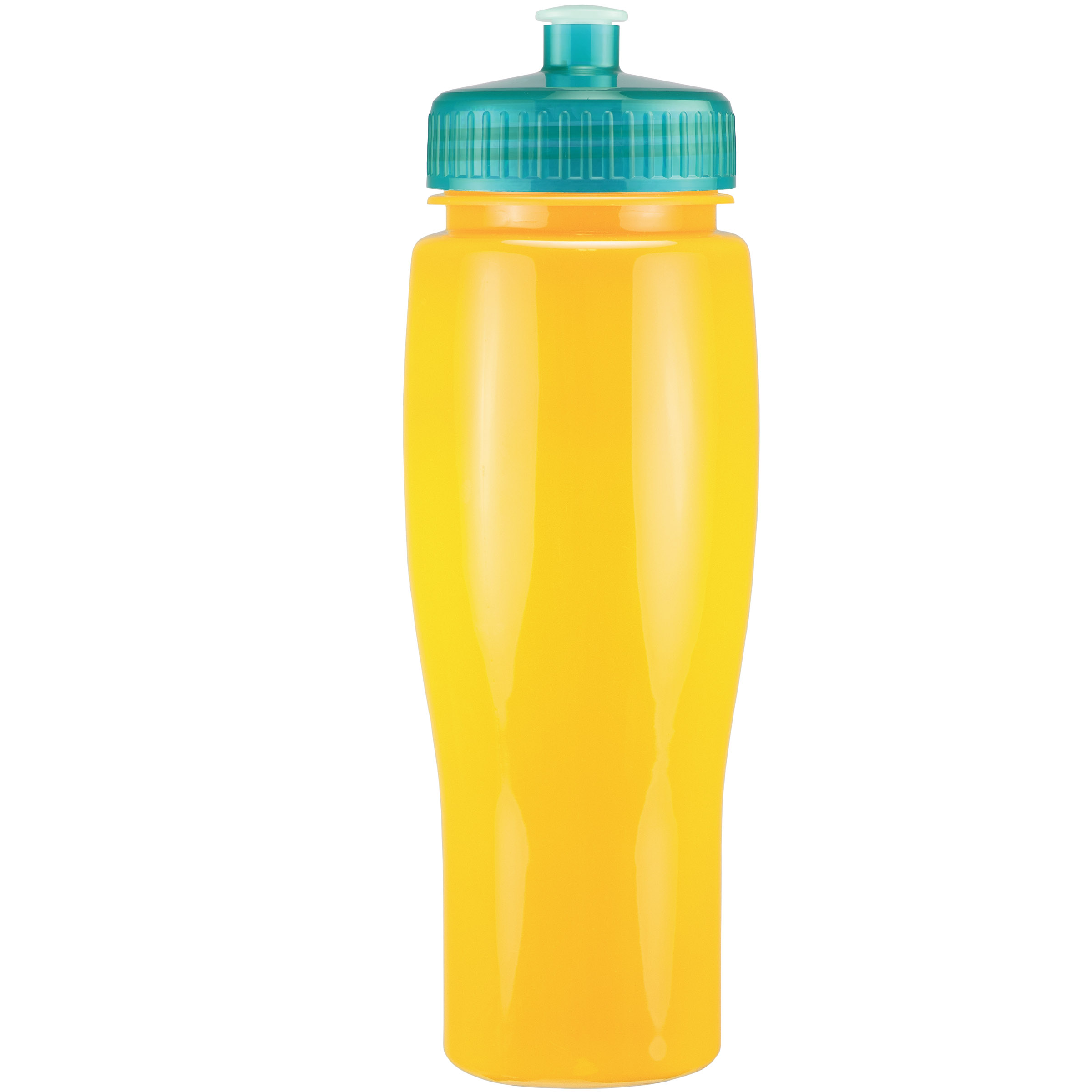 Picture of 24 Oz Contour Bottle w/ Push Pull Lid - Solid Colors