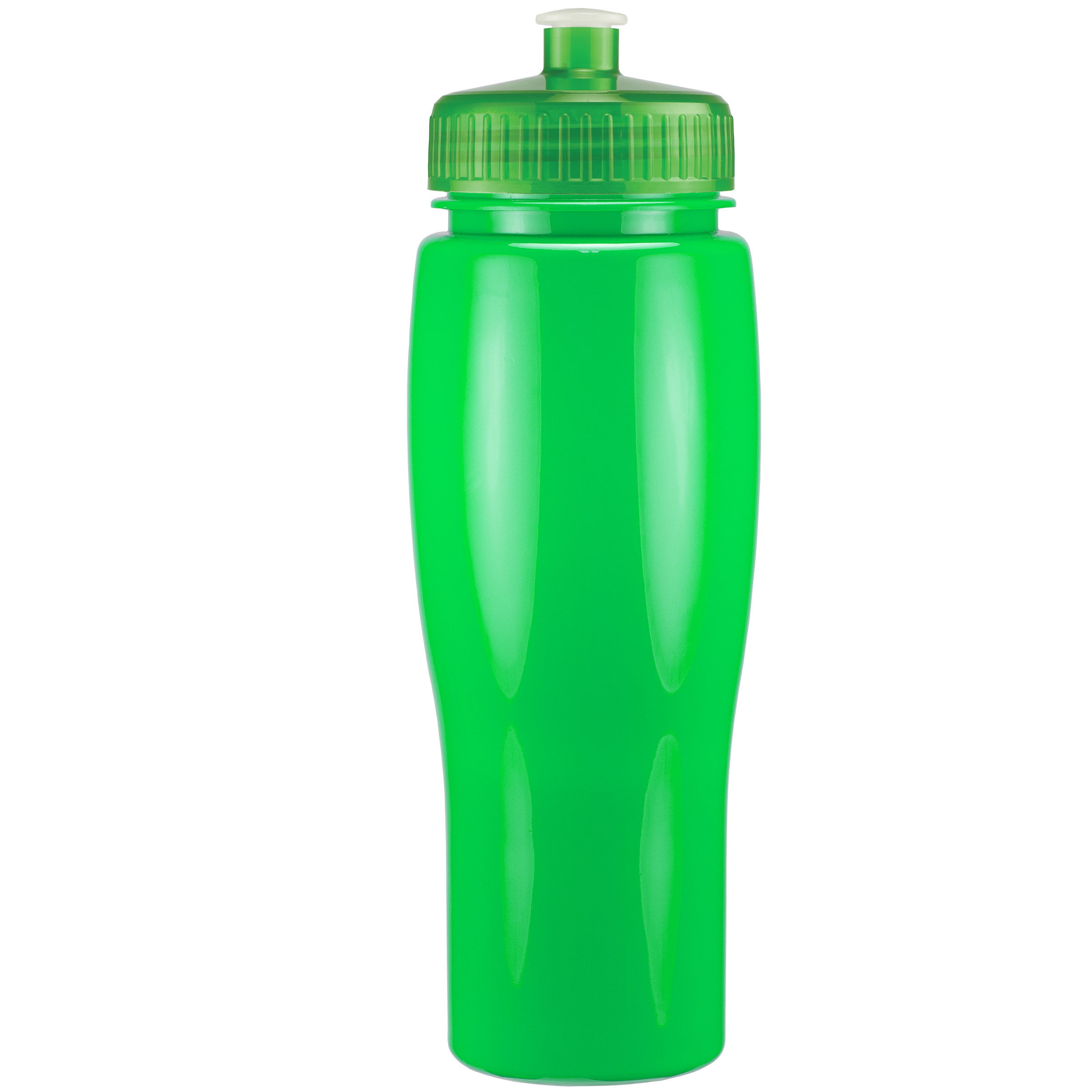 Picture of 24 Oz Contour Bottle w/ Push Pull Lid - Solid Colors