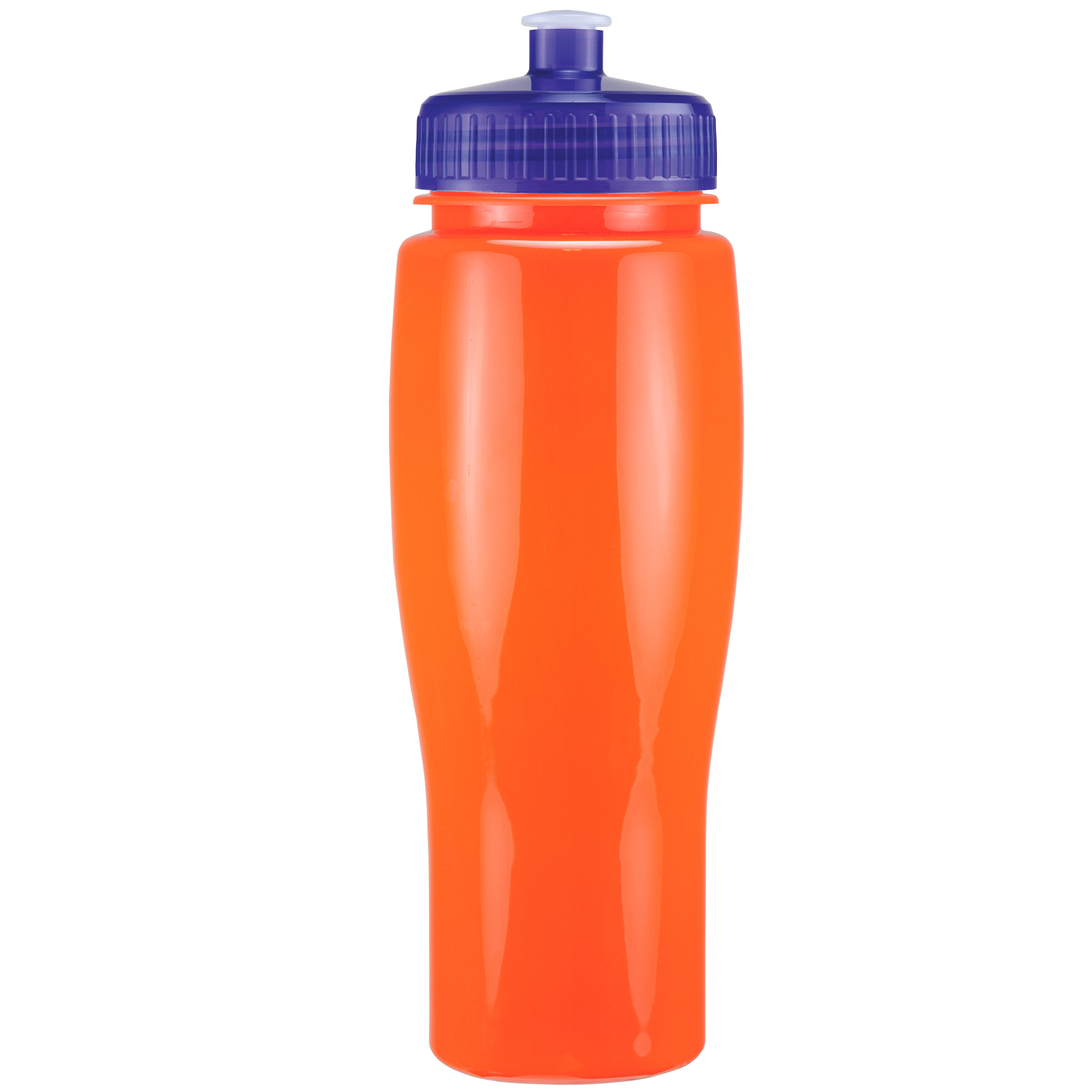 Picture of 24 Oz Contour Bottle w/ Push Pull Lid - Solid Colors
