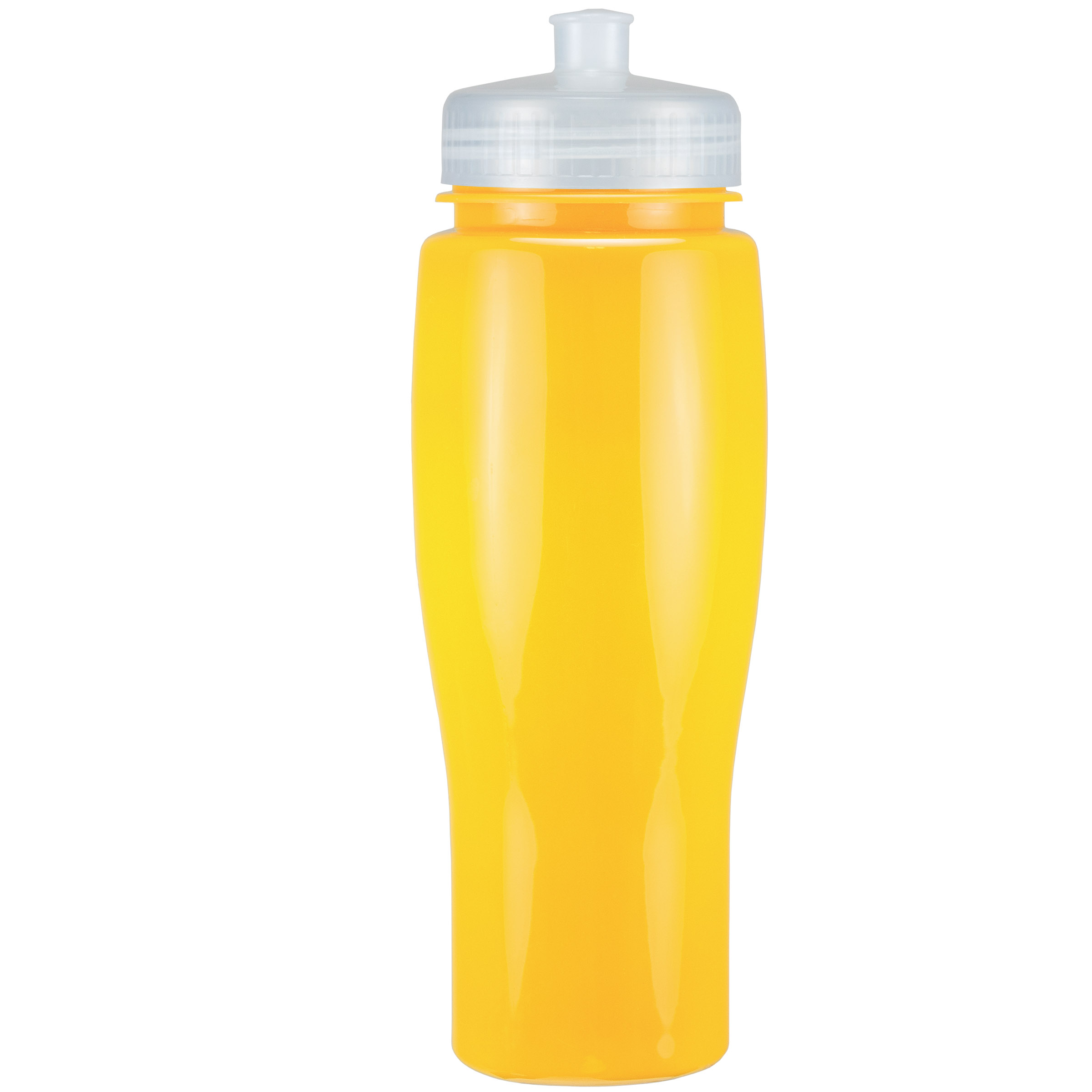Picture of 24 Oz Contour Bottle w/ Push Pull Lid - Solid Colors