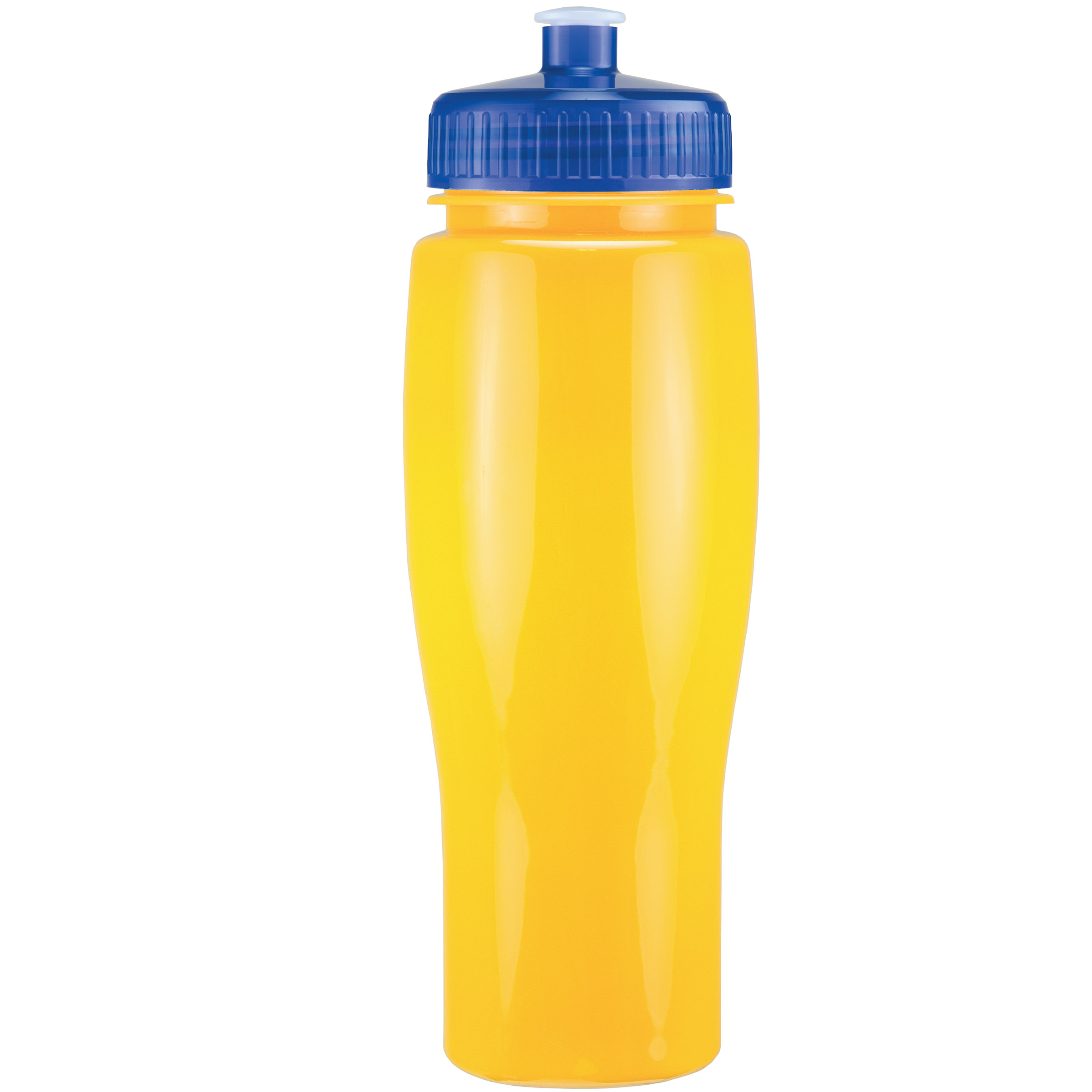 Picture of 24 Oz Contour Bottle w/ Push Pull Lid - Solid Colors