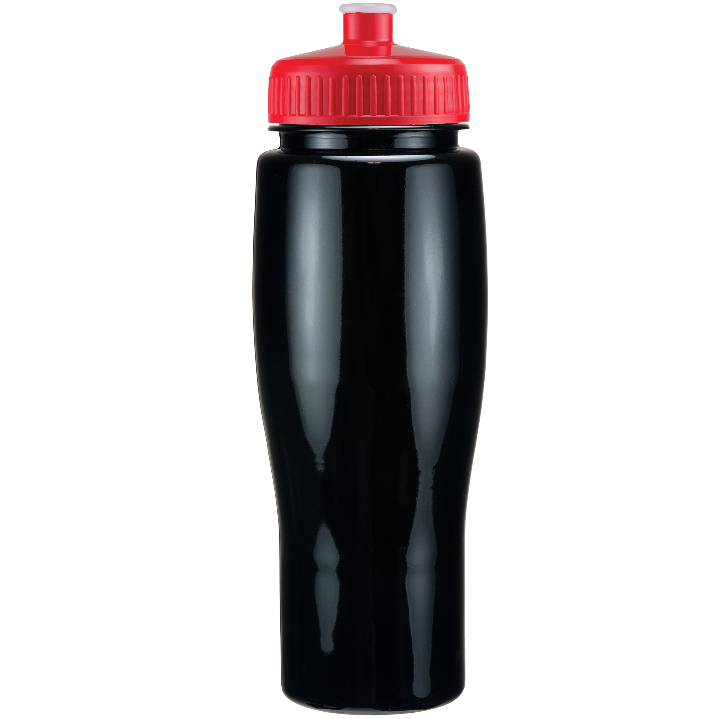 Picture of 24 Oz Contour Bottle w/ Push Pull Lid - Solid Colors