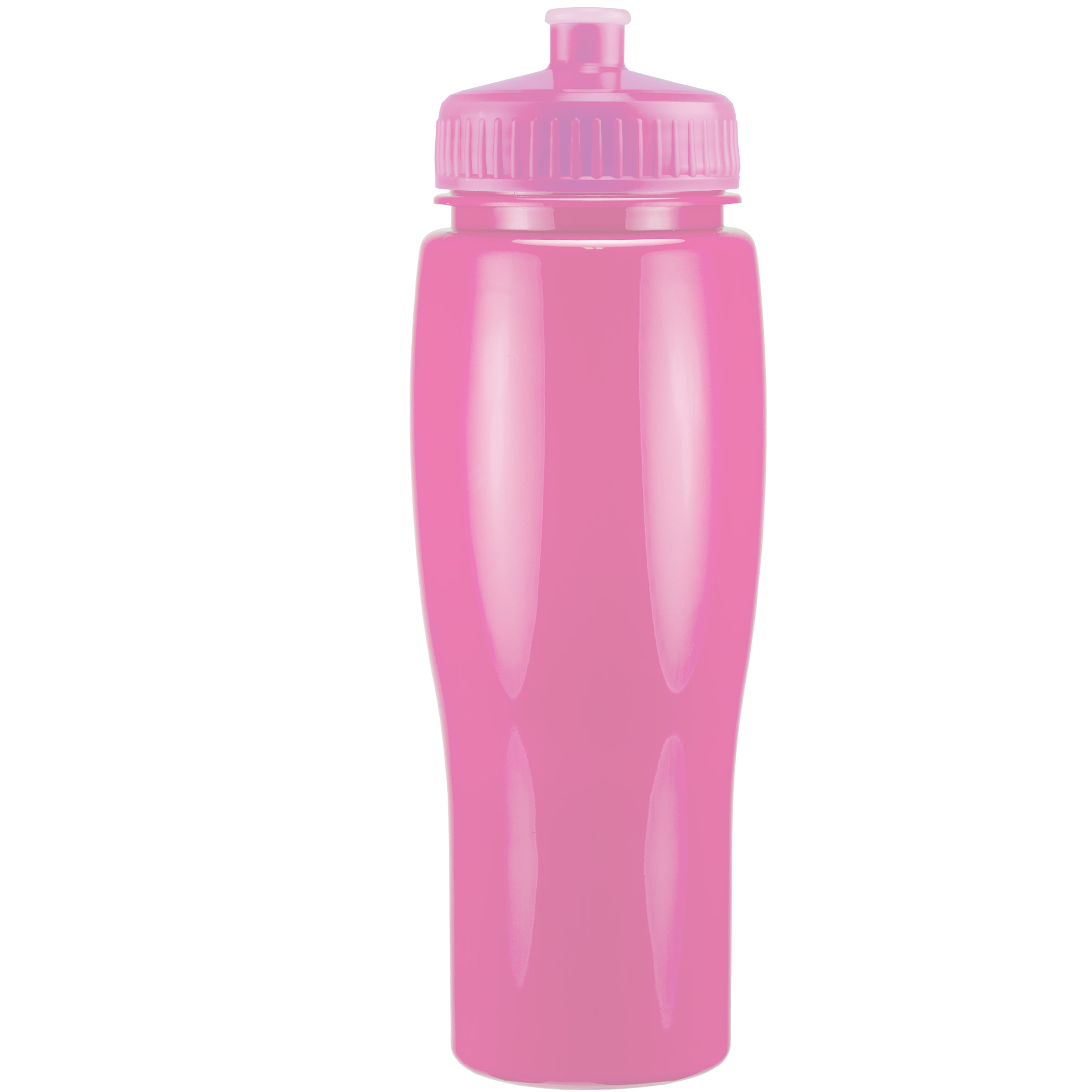 Picture of 24 Oz Contour Bottle w/ Push Pull Lid - Solid Colors