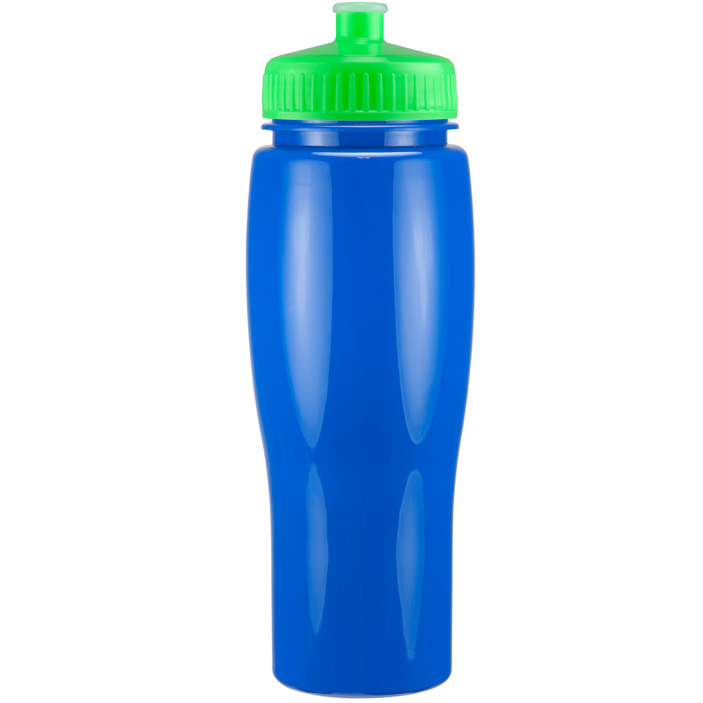 Picture of 24 Oz Contour Bottle w/ Push Pull Lid - Solid Colors