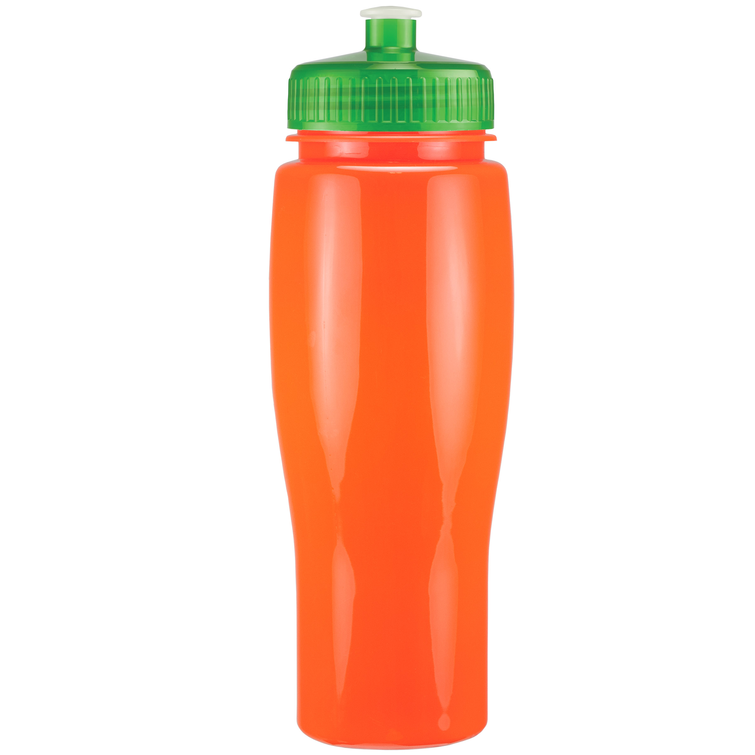 Picture of 24 Oz Contour Bottle w/ Push Pull Lid - Solid Colors