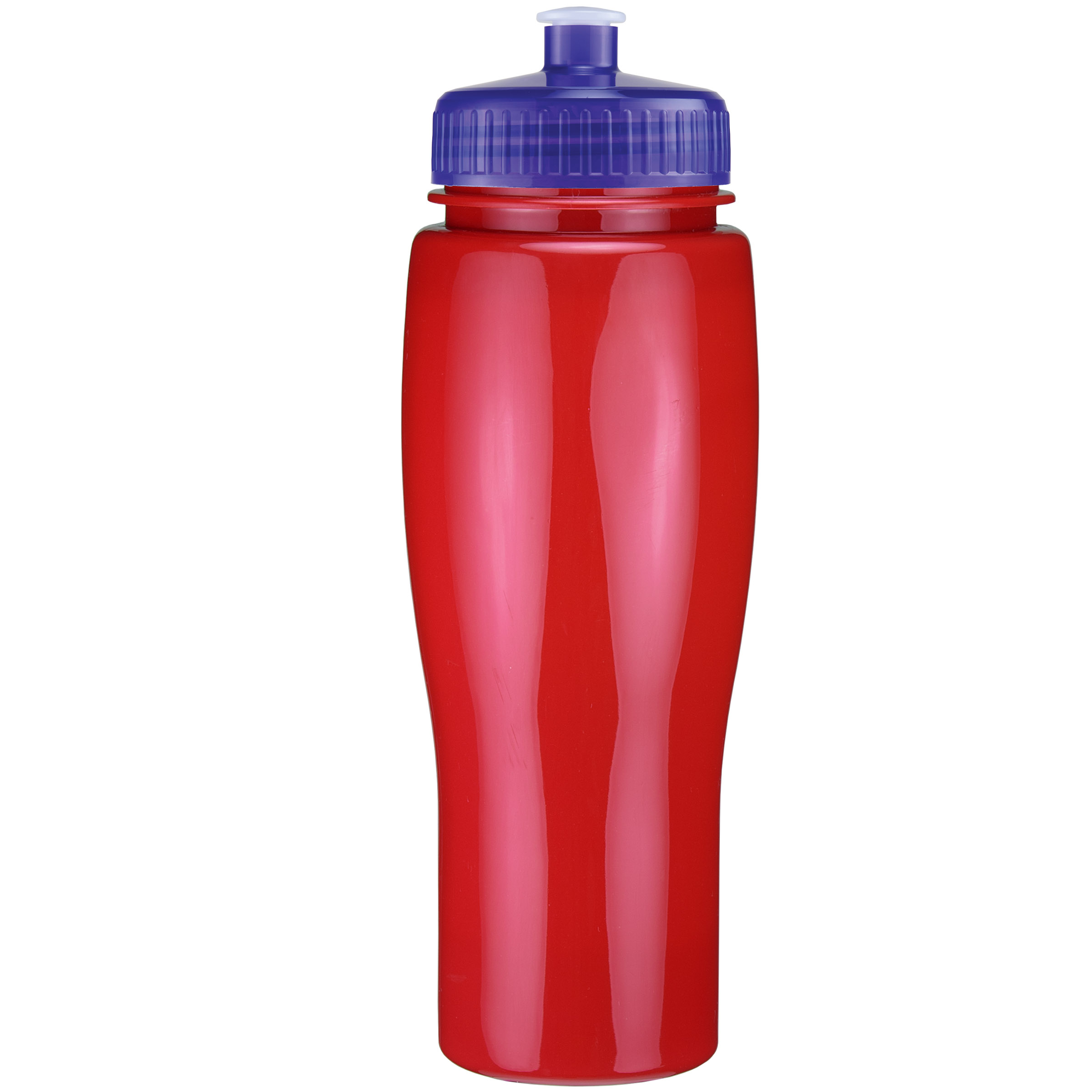 Picture of 24 Oz Contour Bottle w/ Push Pull Lid - Solid Colors