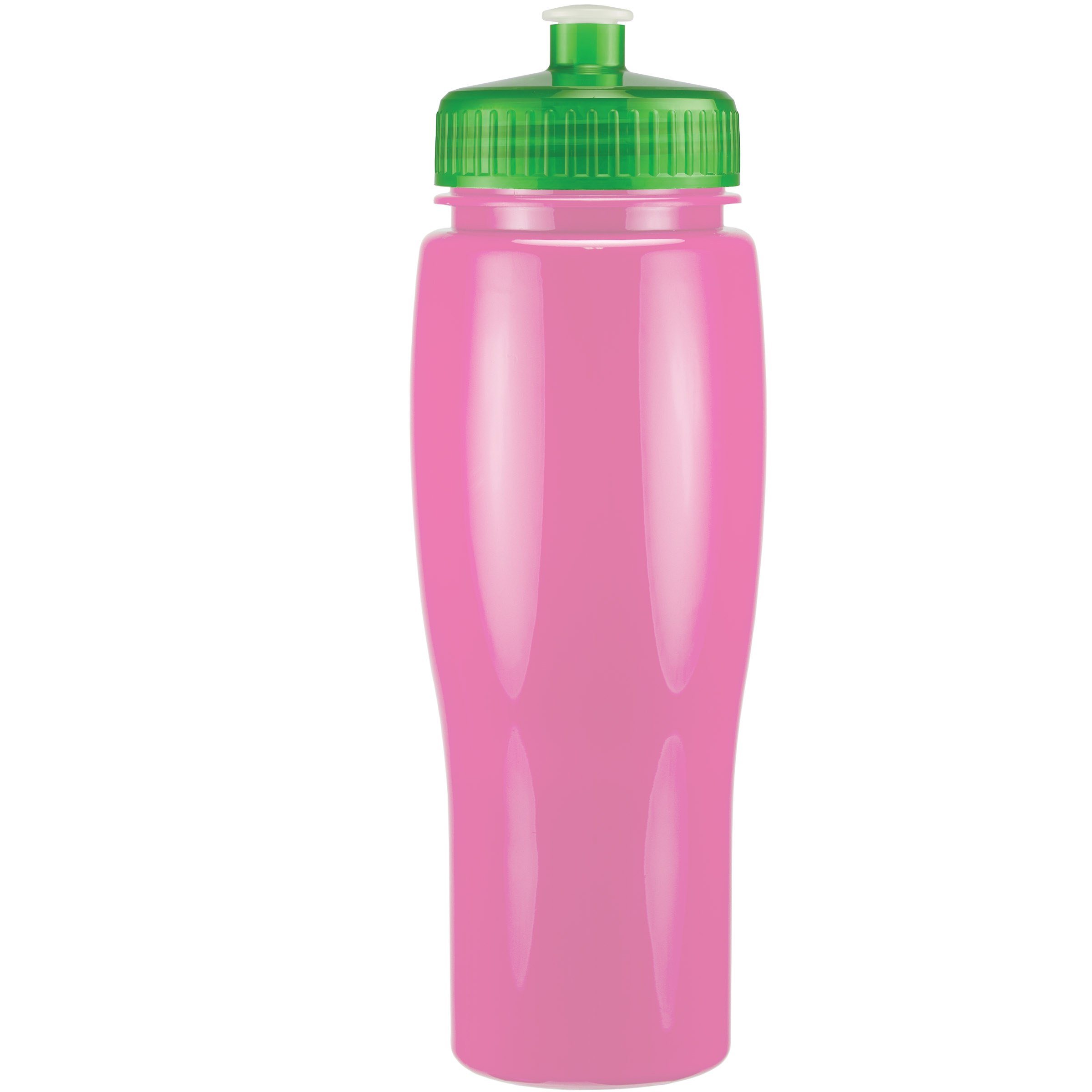 Picture of 24 Oz Contour Bottle w/ Push Pull Lid - Solid Colors